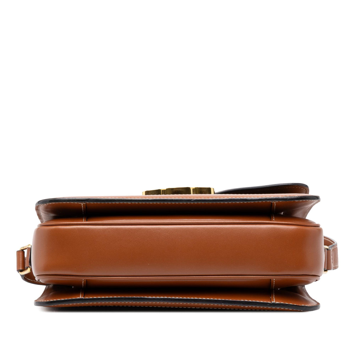 Celine Classique Triomphe Coated Canvas and Calfskin Triomphe Crossbody