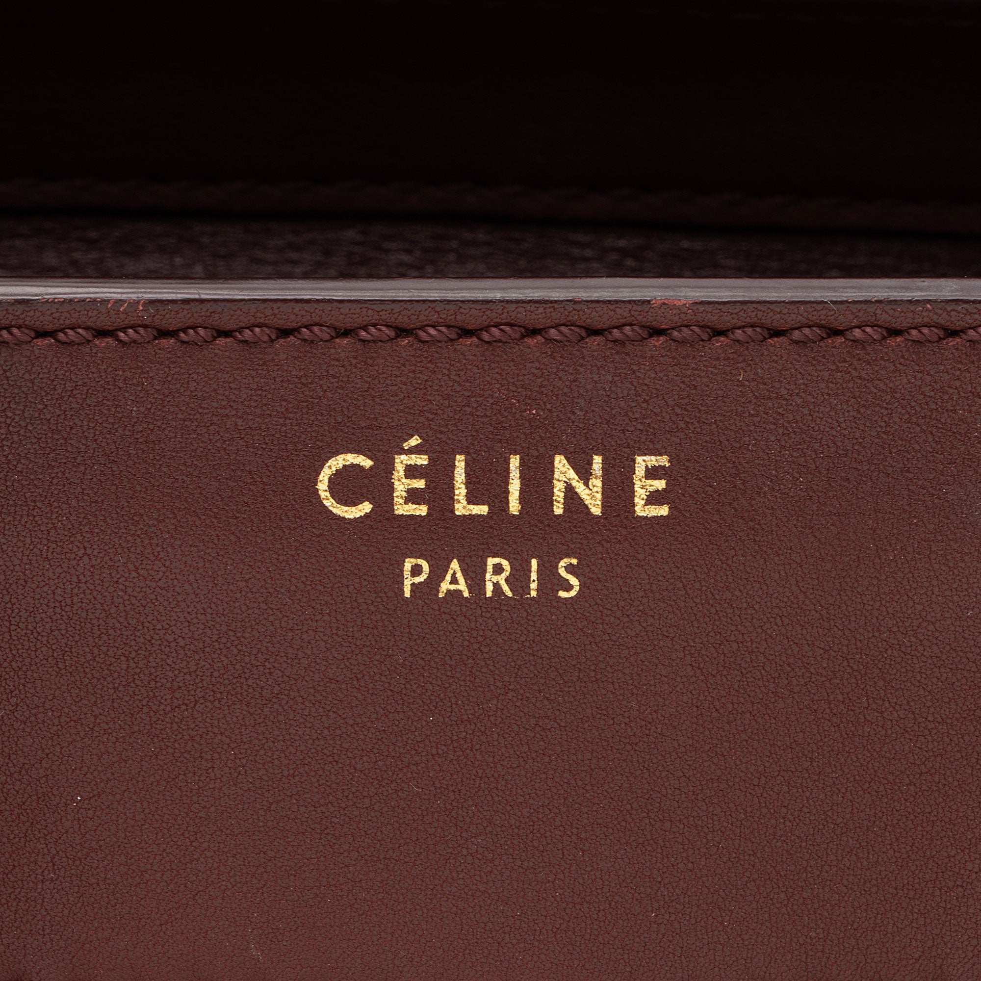 Celine Drummed Calfskin Mini Luggage Tote (SHF-20CRG5)