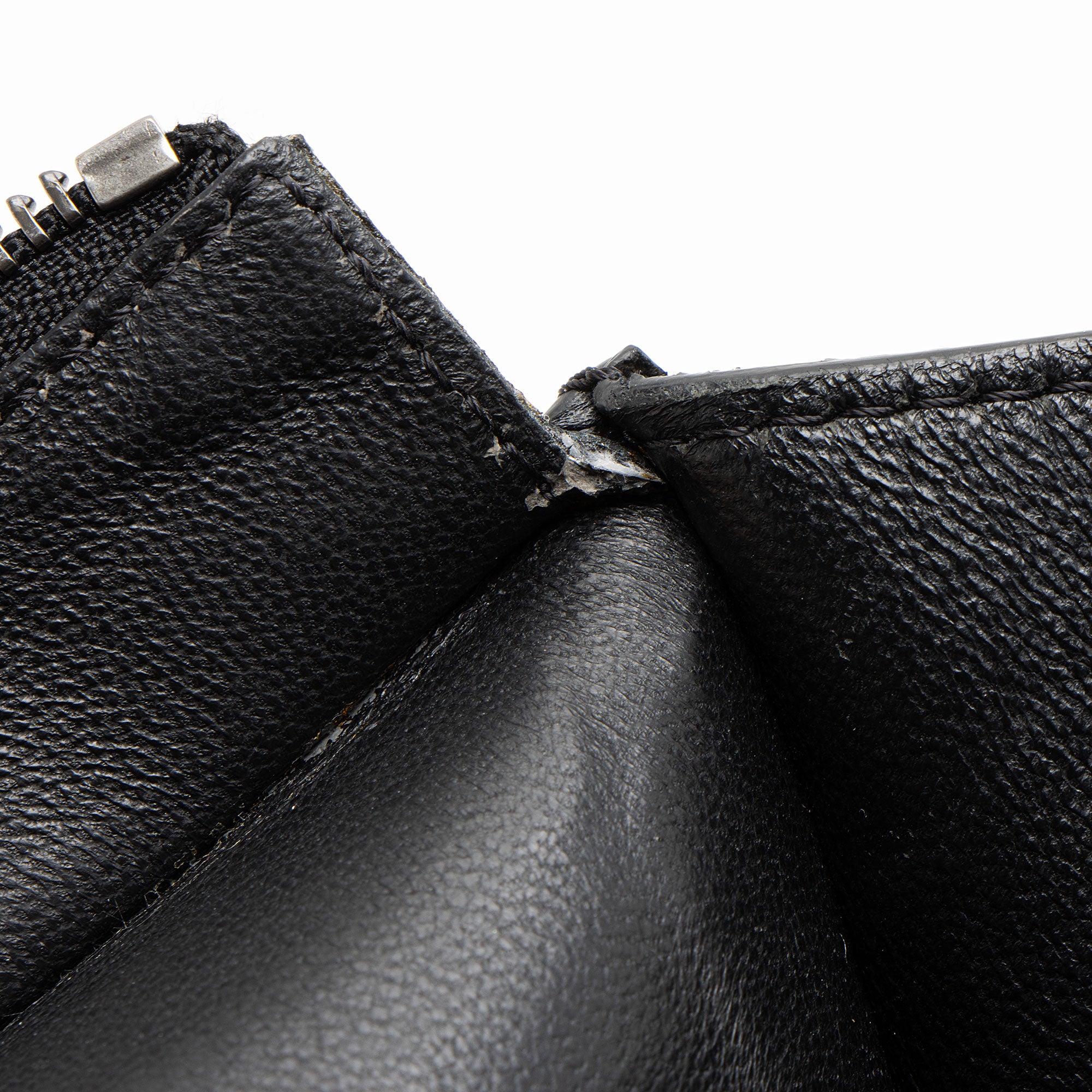 Celine Drummed Calfskin Suede Medium Trapeze Bag