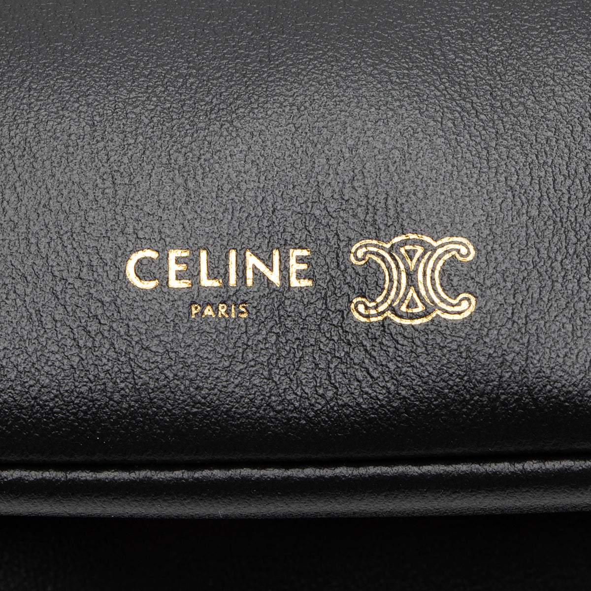 Celine Lambskin Trio Flap Crossbody
