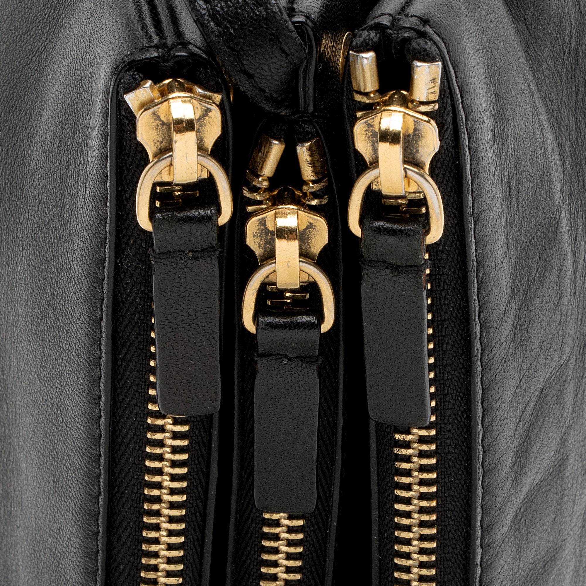 Celine Lambskin Trio Large Crossbody