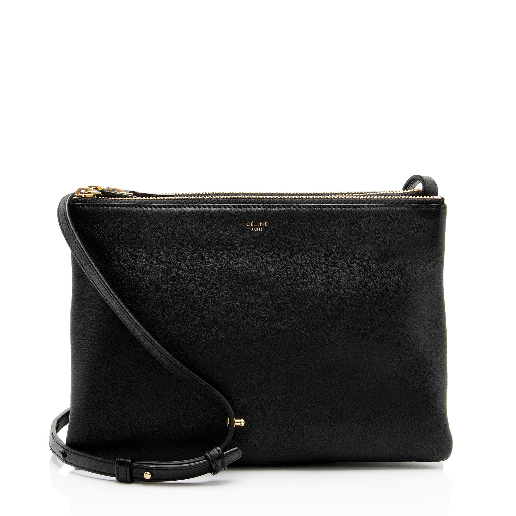 Celine Lambskin Trio Large Crossbody