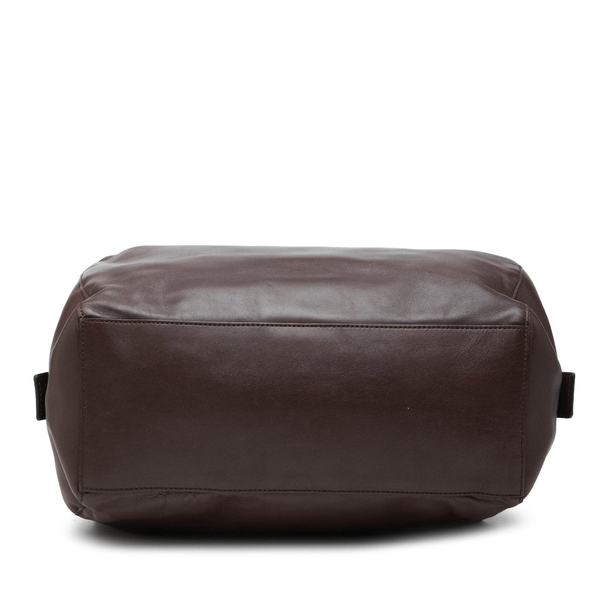 Celine Lambskin Triple Zip Shoulder Bag
