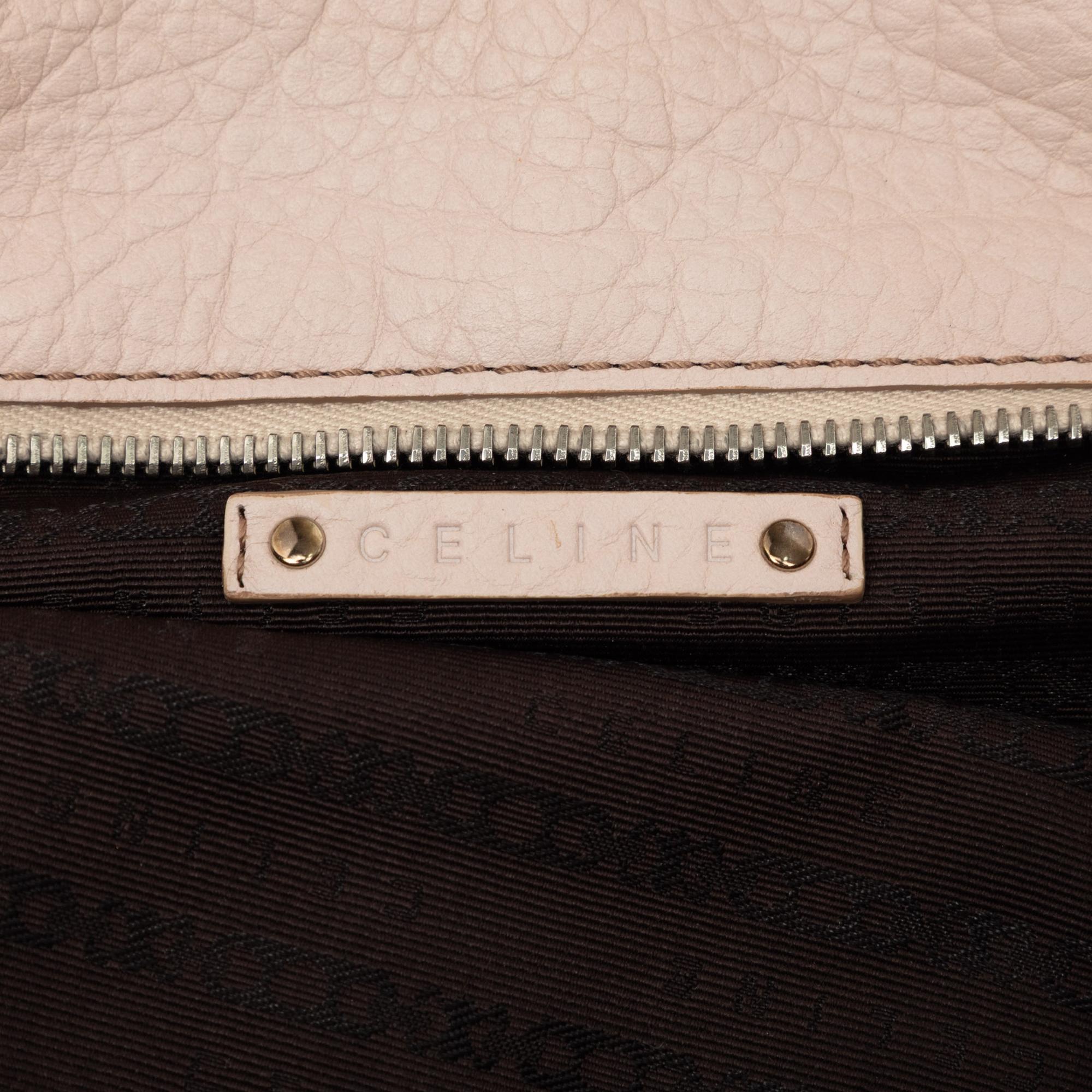 Celine Large Calfskin Bittersweet Hobo