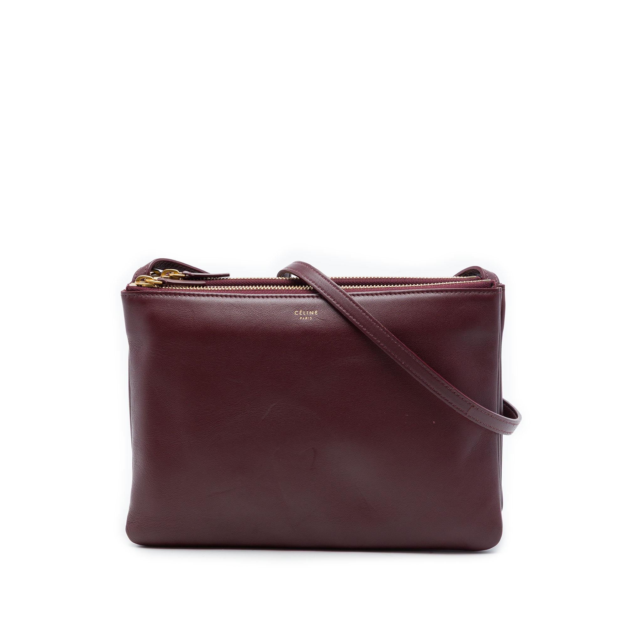 Celine Large Lambskin Trio Crossbody