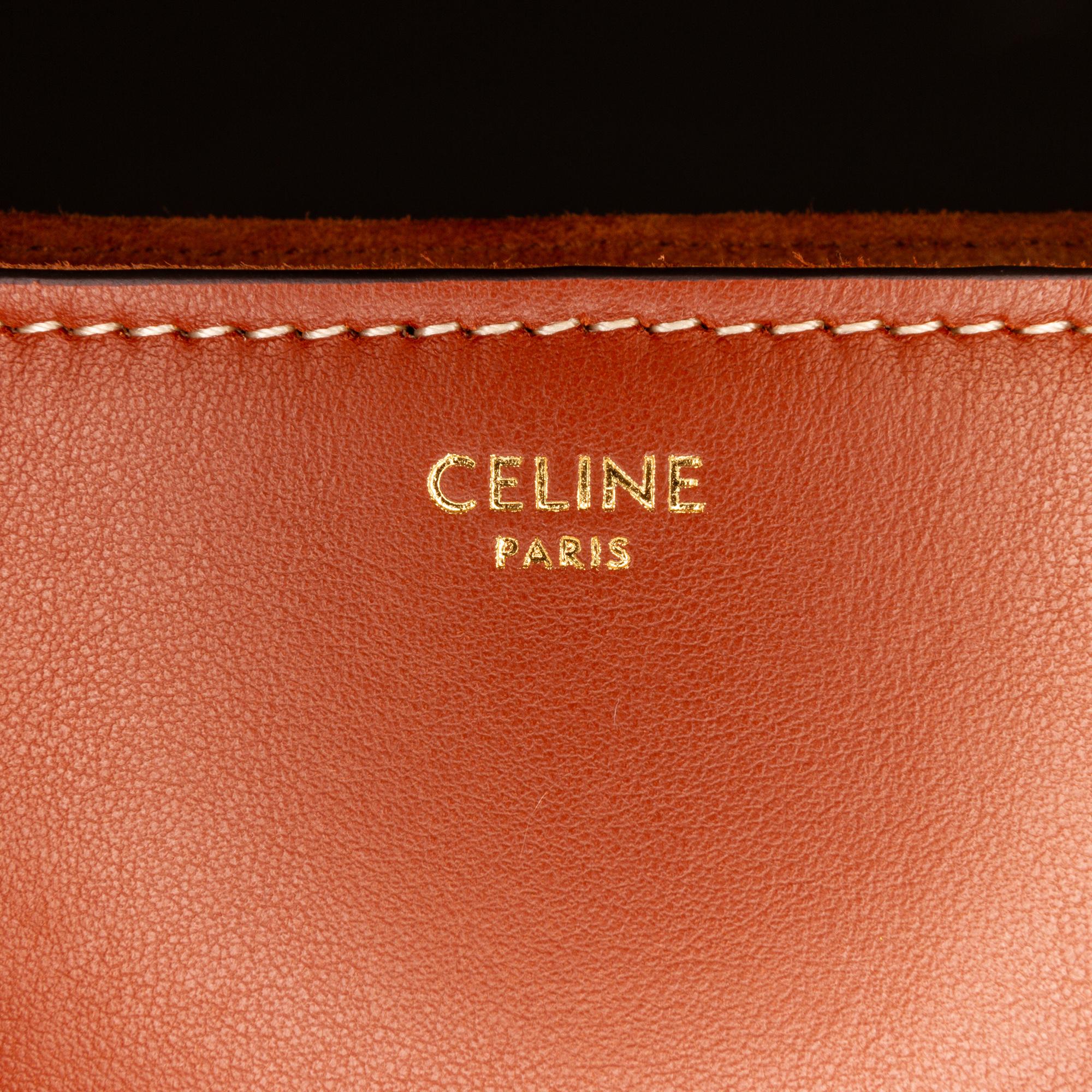 Celine Large Soft 16 Leather Shoulder Bag (SHG-hfyhJ2)