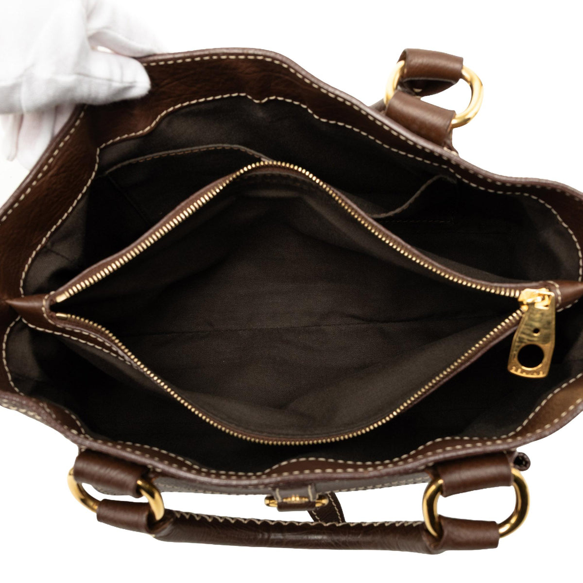 Celine Leather Boogie Handbag