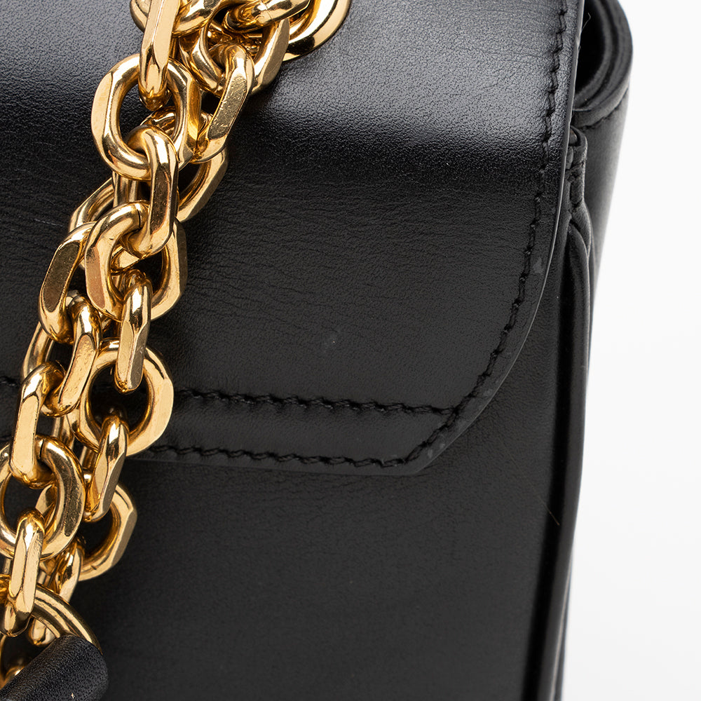 Celine Leather C Medium Shoulder Bag (SHF-15784)