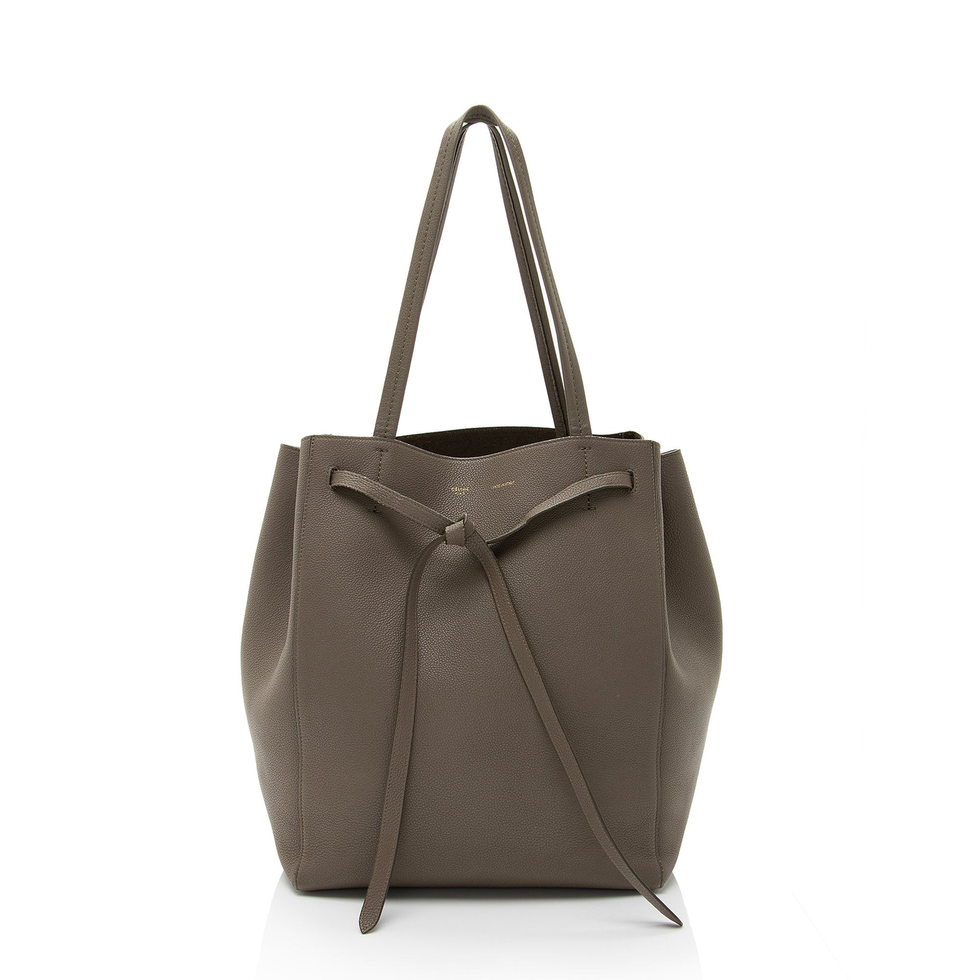 Celine Leather Cabas Phantom Medium Tote