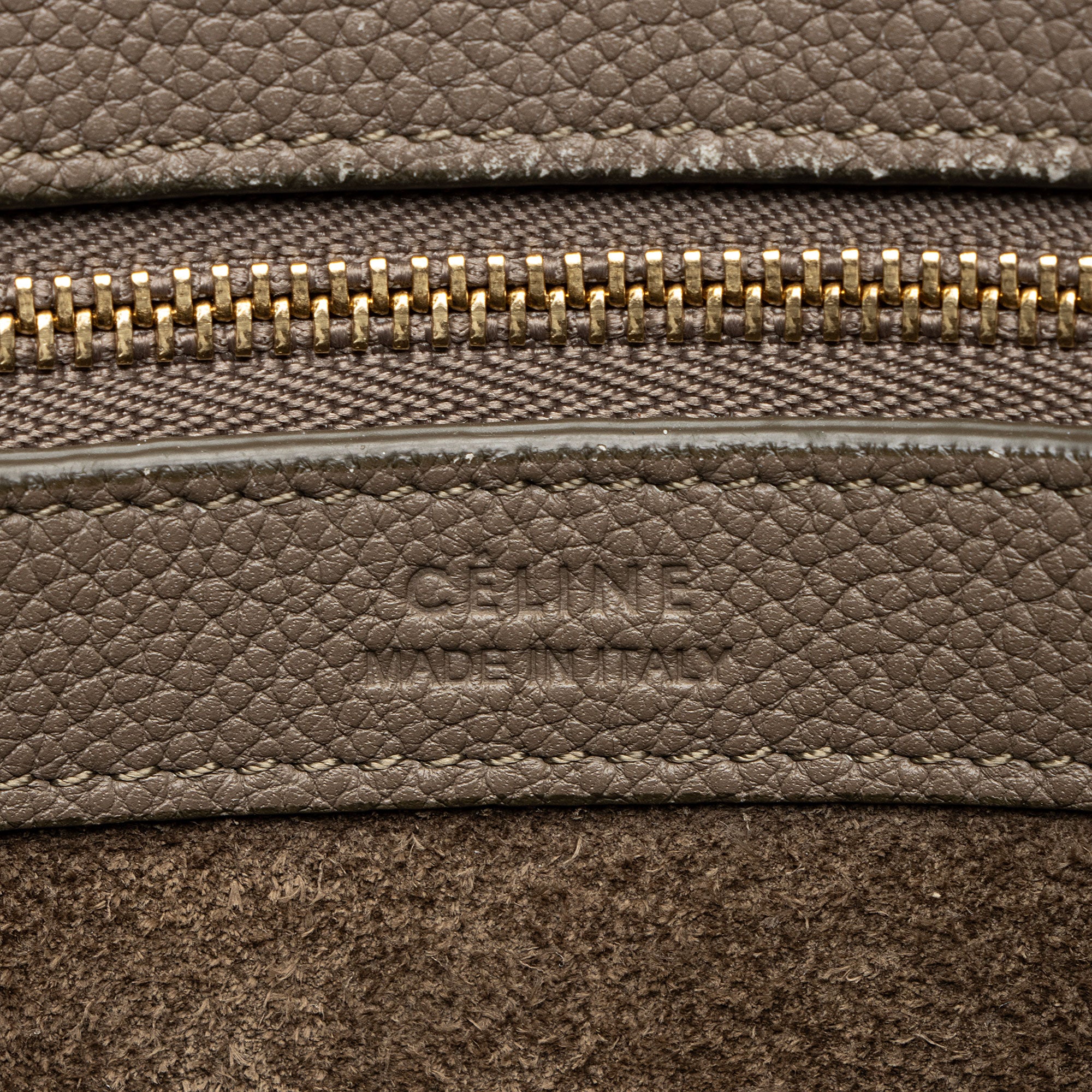 Celine Leather Cabas Phantom Medium Tote