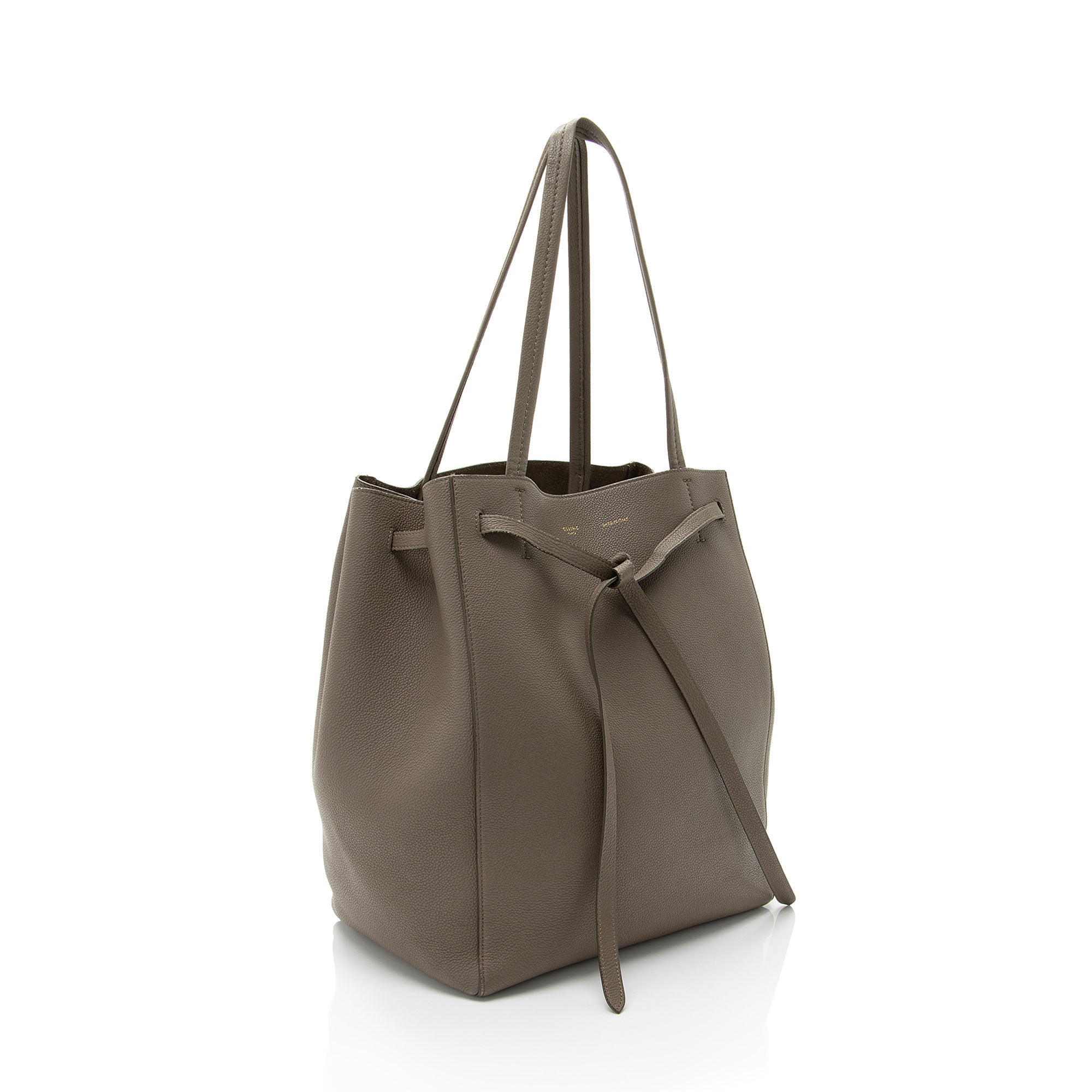 Celine Leather Cabas Phantom Medium Tote