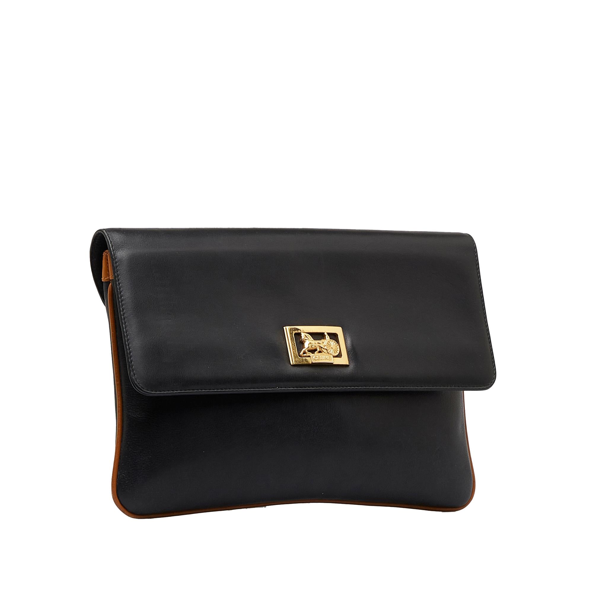 Celine Leather Clutch (SHG-9BXLOM)