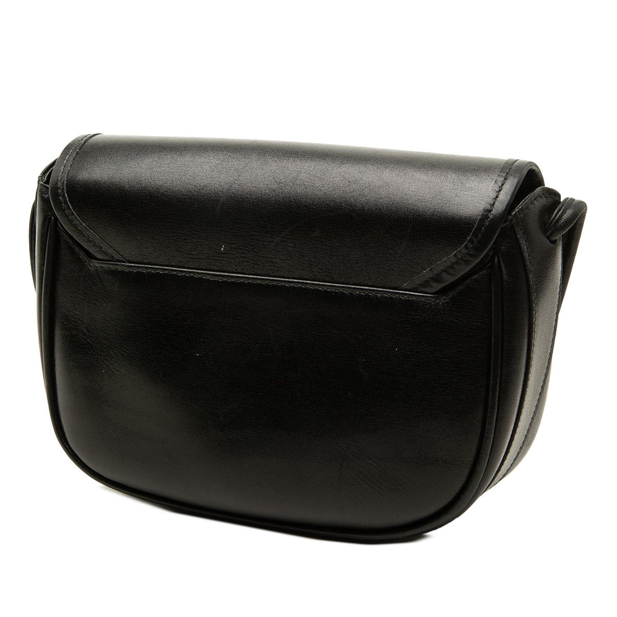 Celine Leather Macadam Flap Crossbody