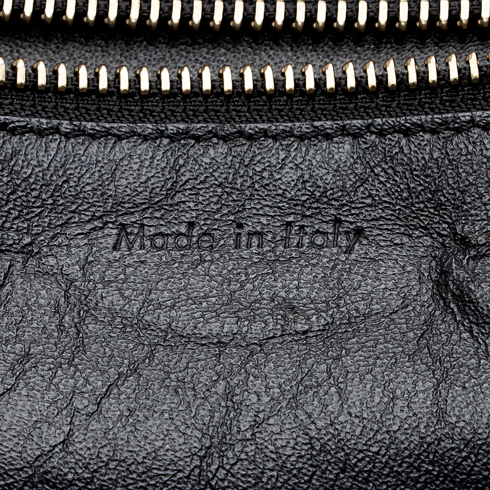 Celine Leopard Canvas Mini Luggage Tote (SHF-15340)