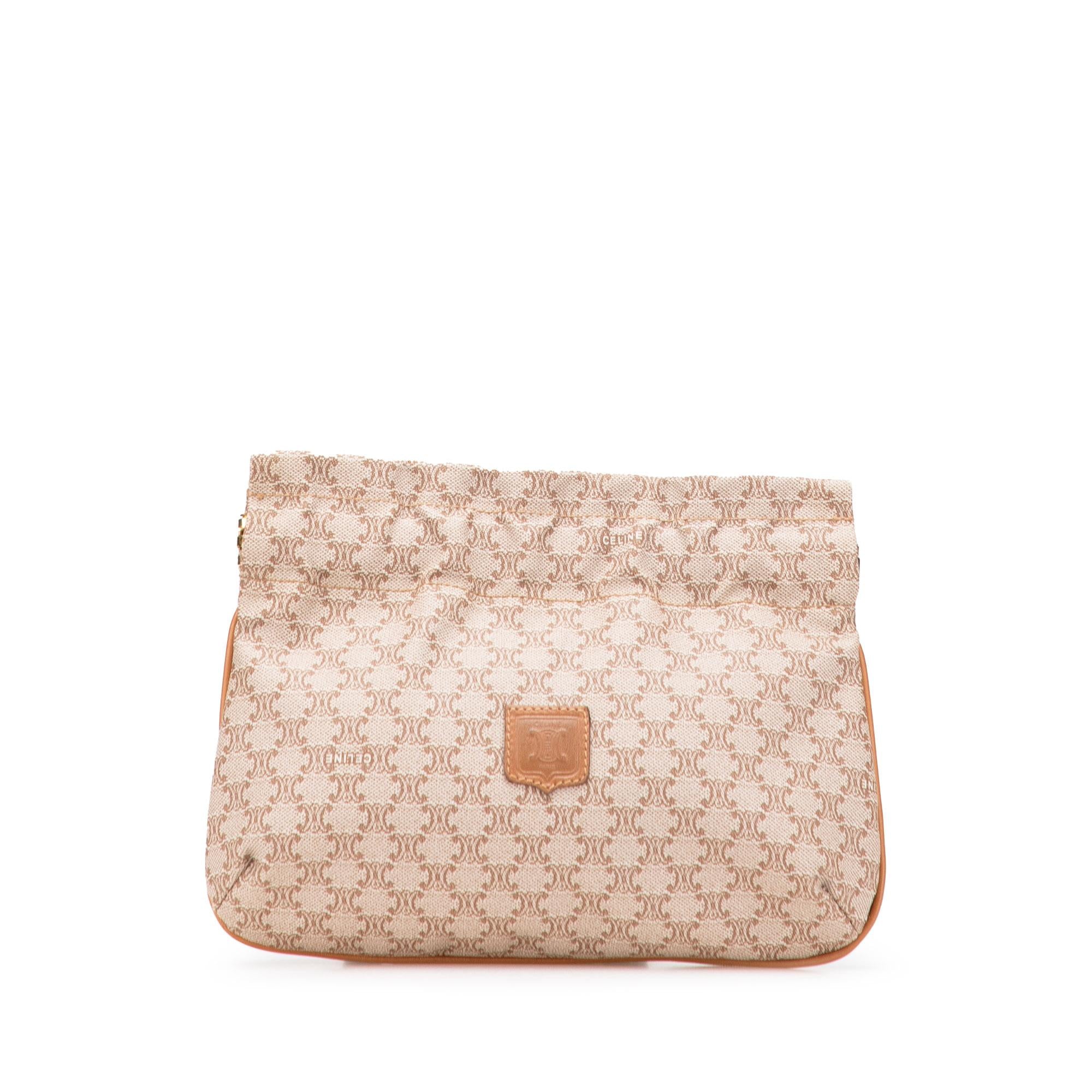Celine Macadam Canvas Pouch