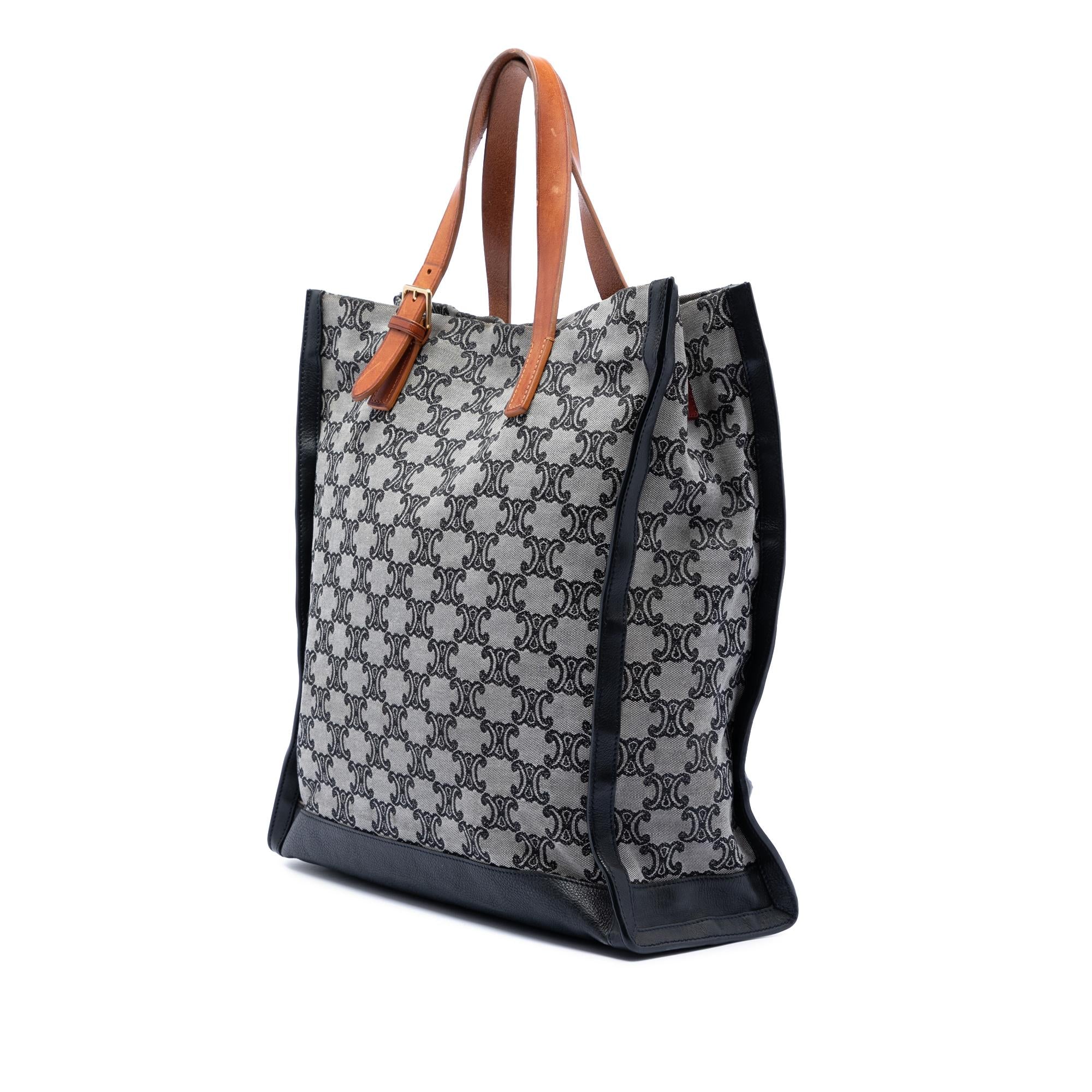 Celine Macadam Canvas Vertical Tote