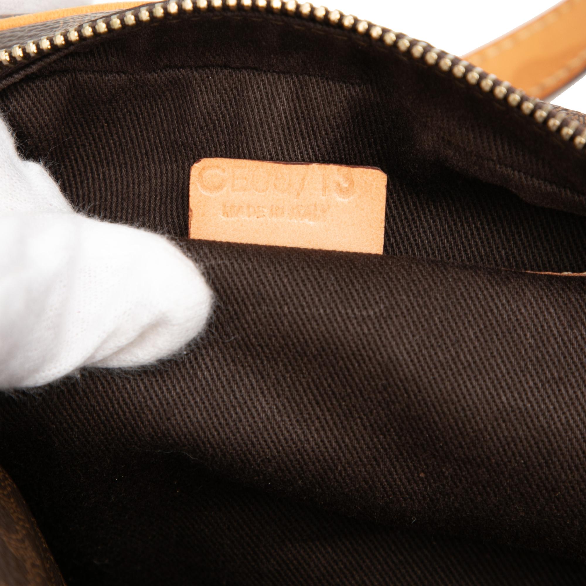 Celine Macadam Coated Canvas Handbag
