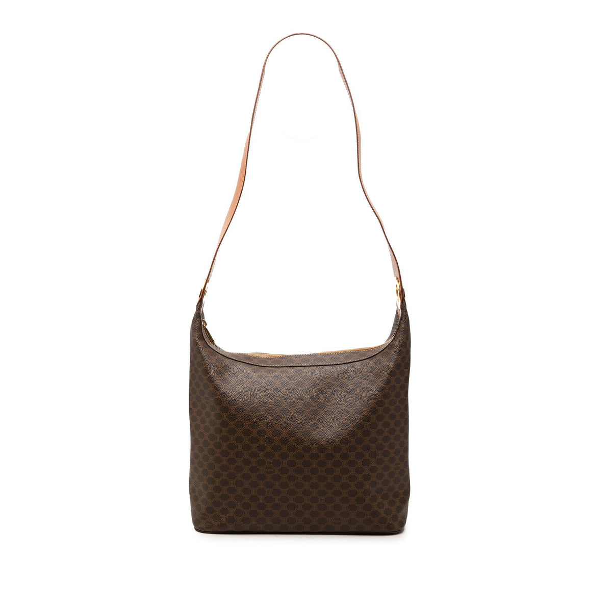 Celine Macadam Coated Canvas Shoulder Bag