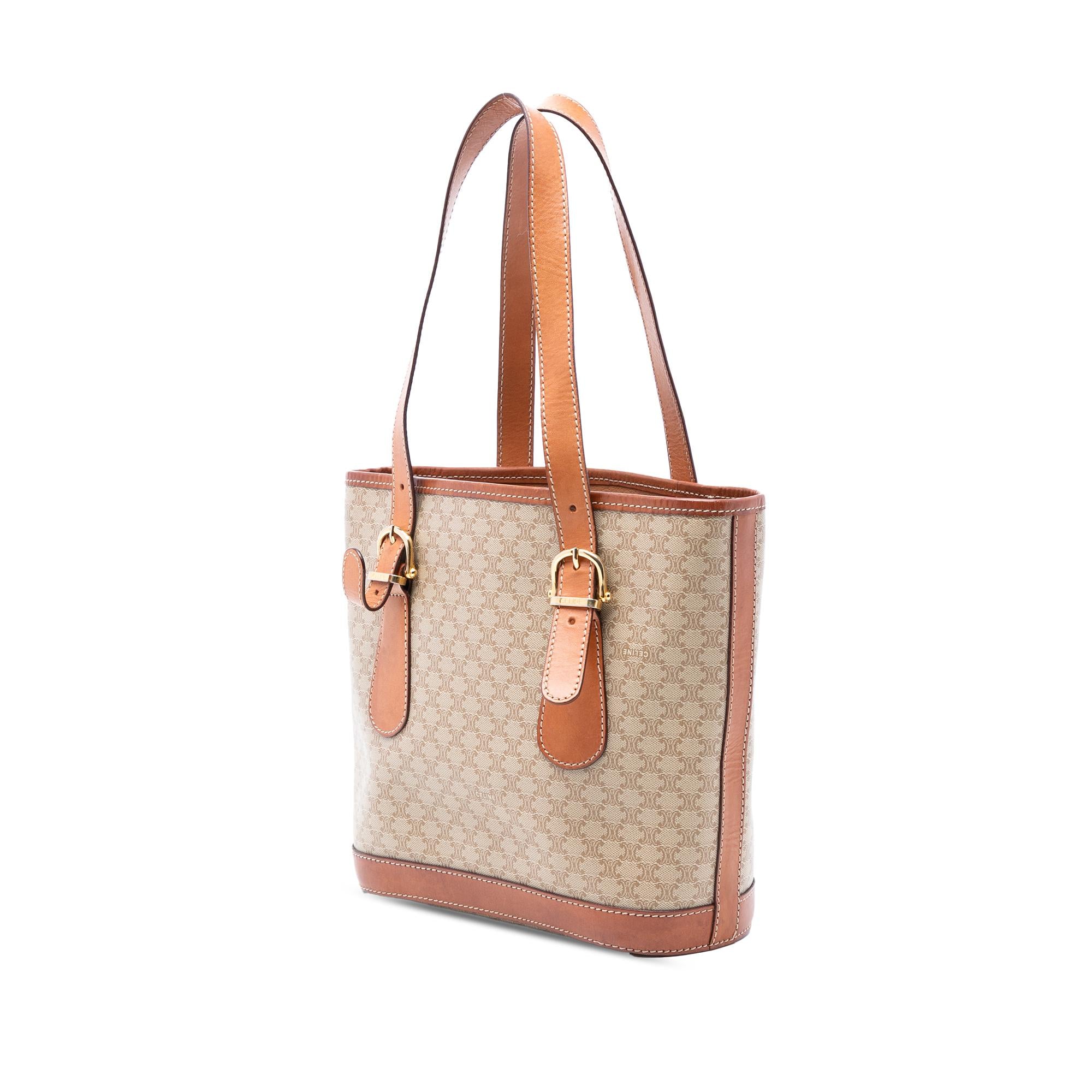 Celine Macadam Coated Canvas Tote