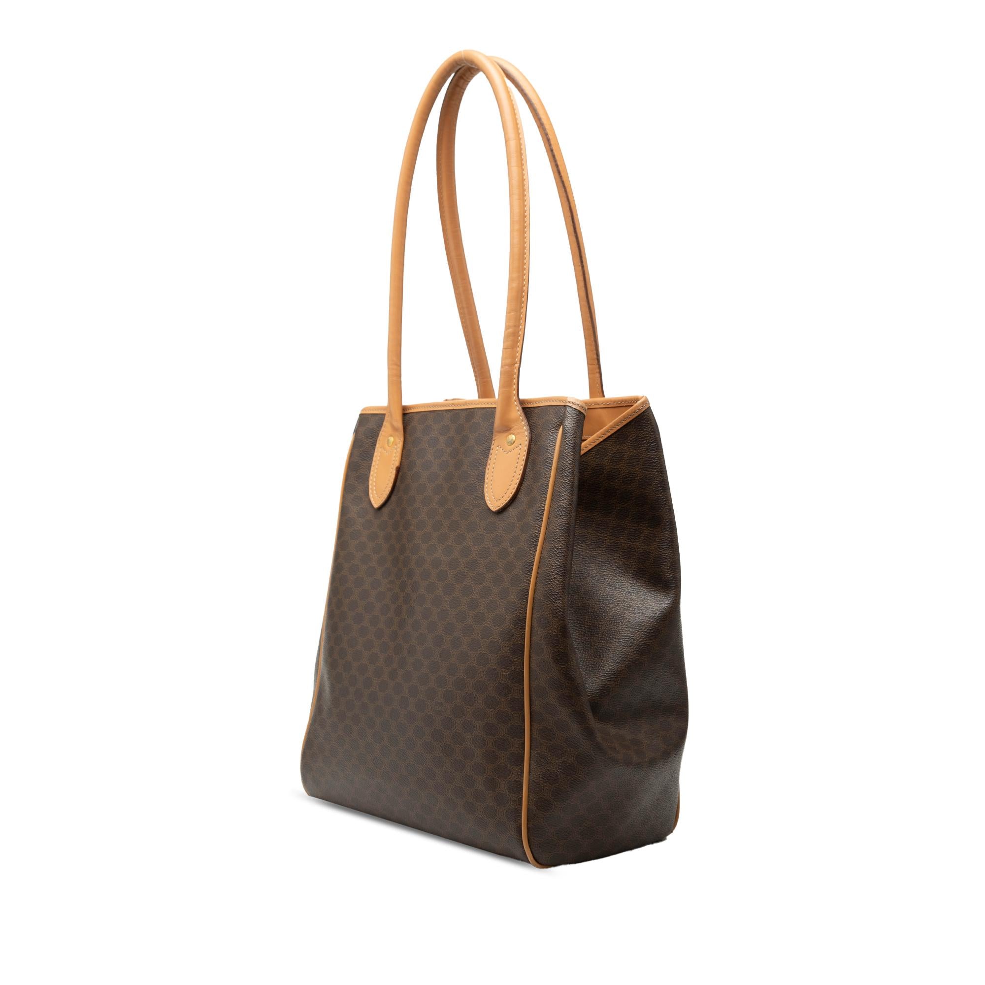 Celine Macadam Coated Canvas Tote