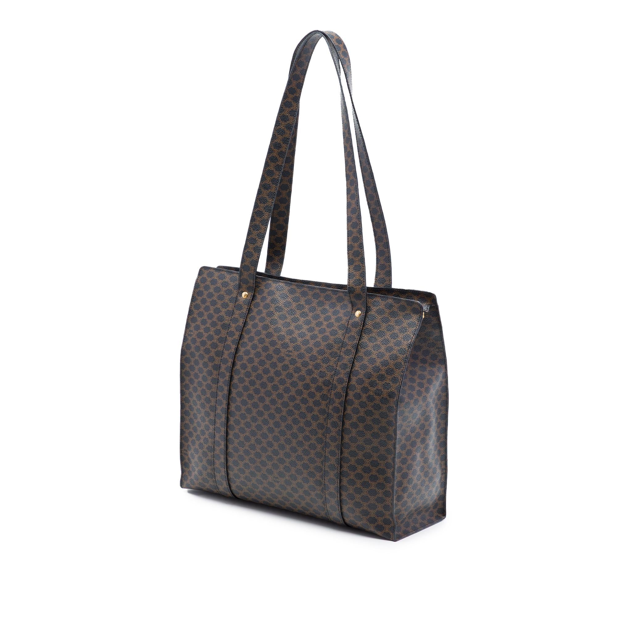 Celine Macadam Coated Canvas Tote