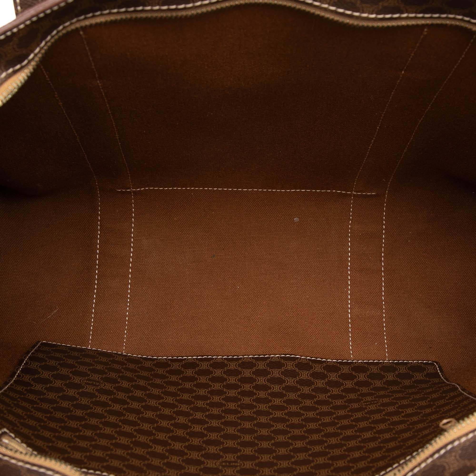 Celine Macadam Coated Canvas Tote