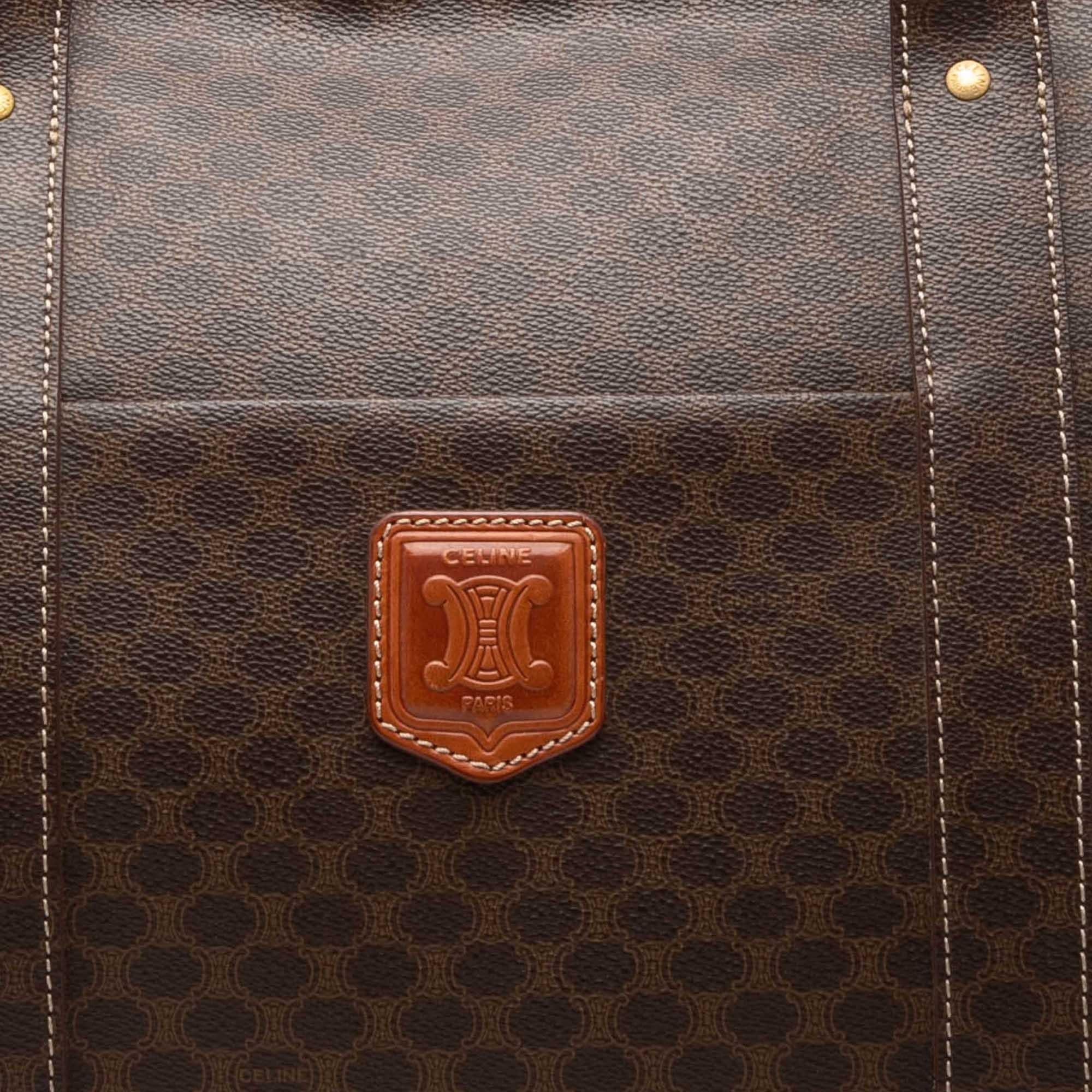 Celine Macadam Coated Canvas Tote