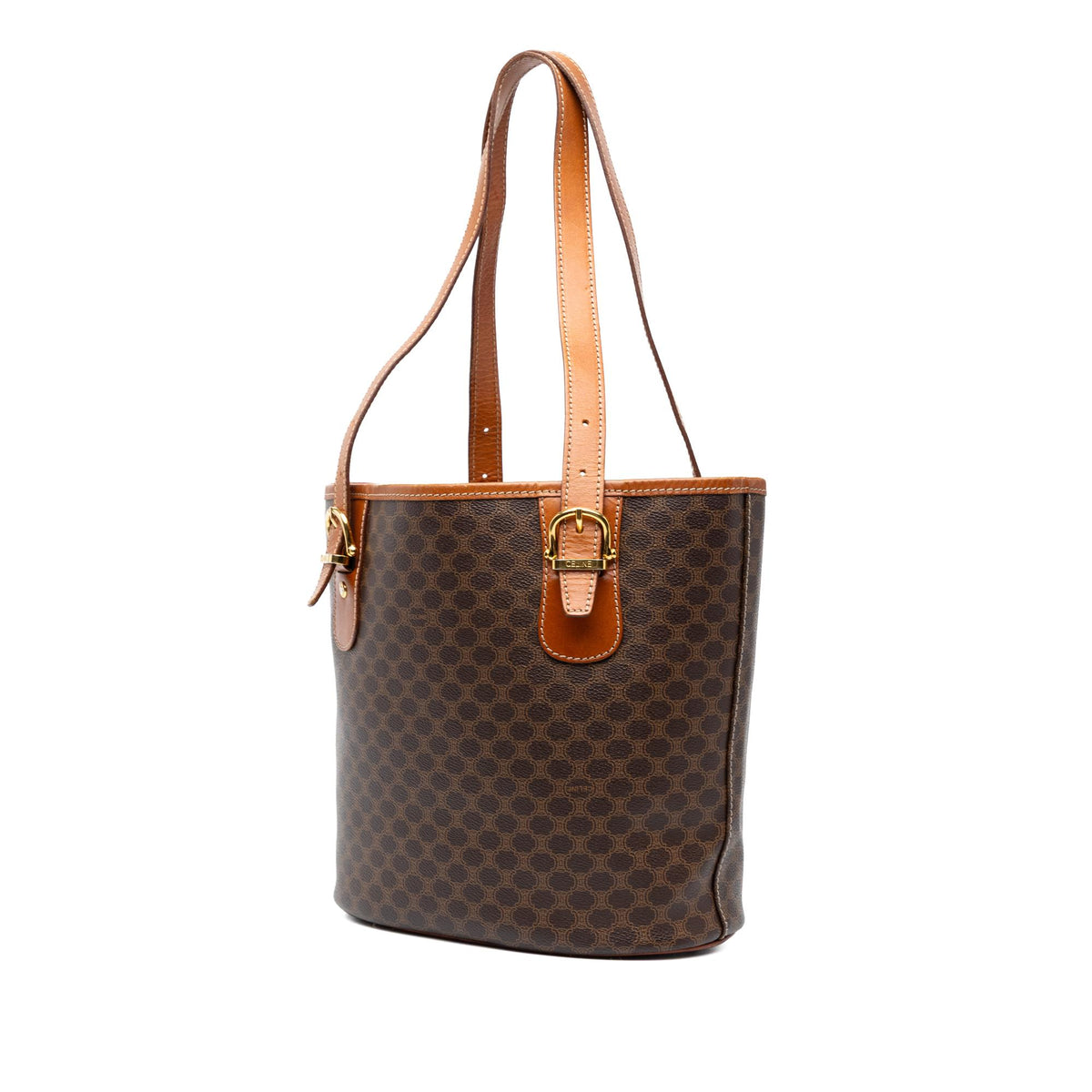 Celine Macadam Coated Canvas Tote