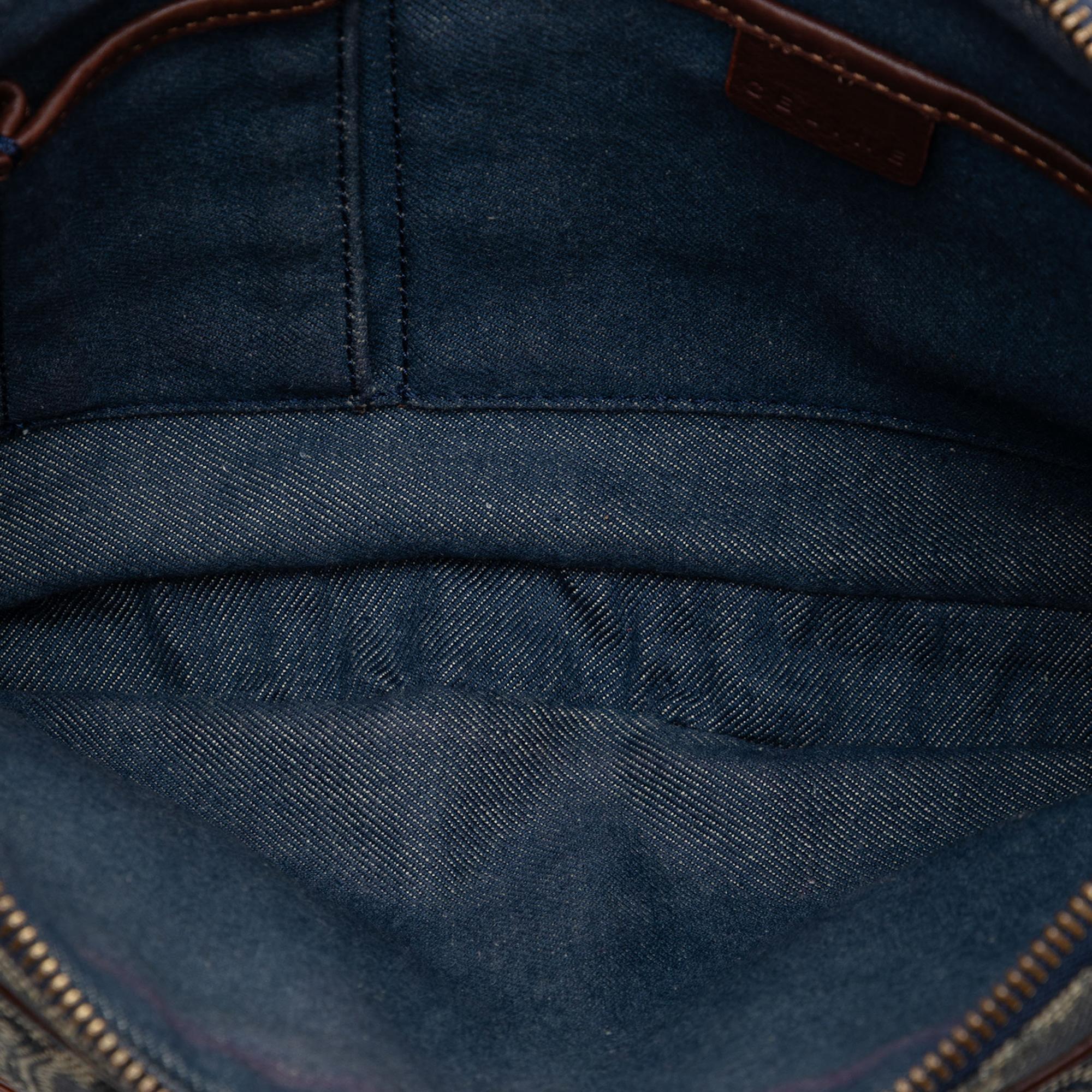 Celine Macadam Denim Pocket Crossbody