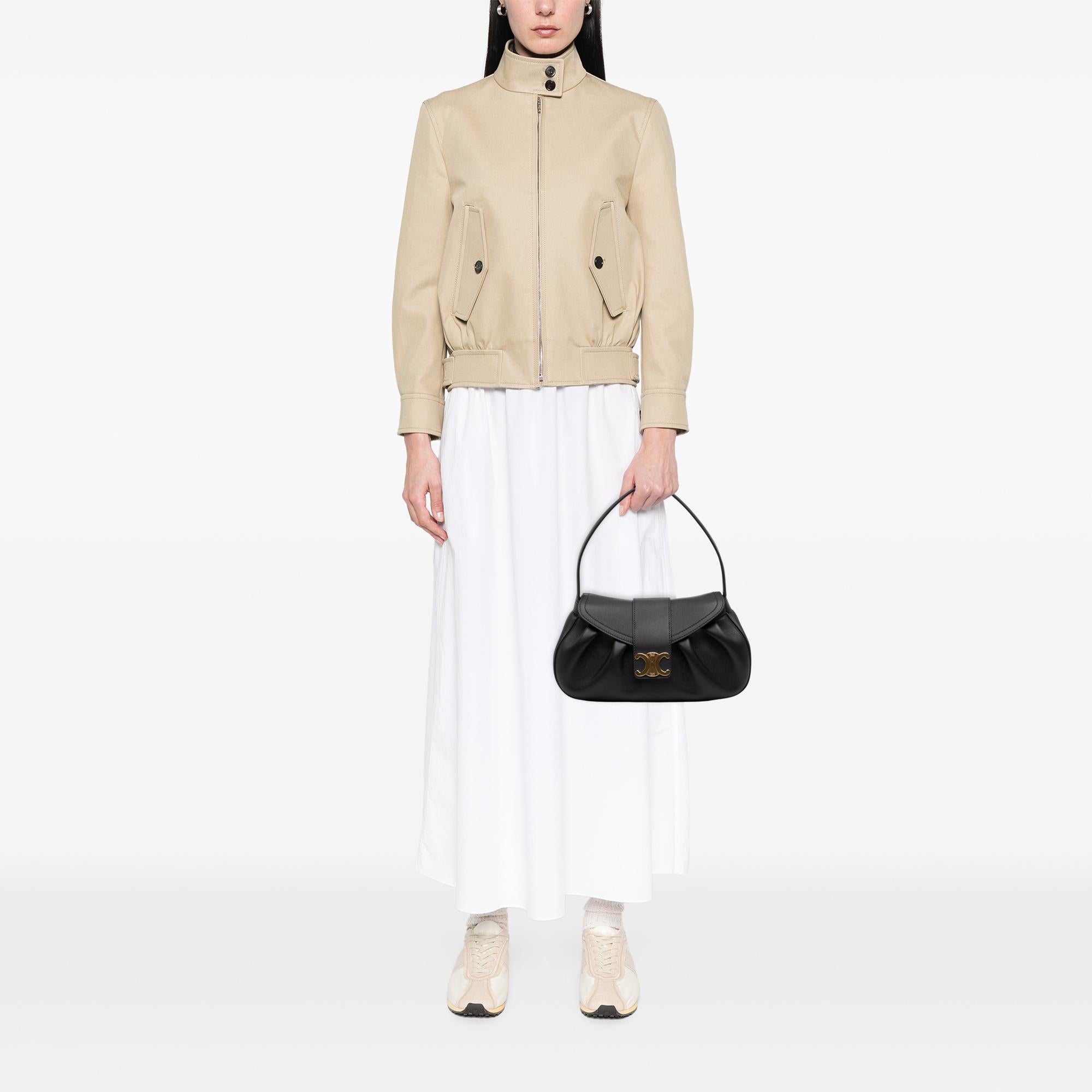 Celine Medium Calfskin Triomphe Polly Shoulder Bag