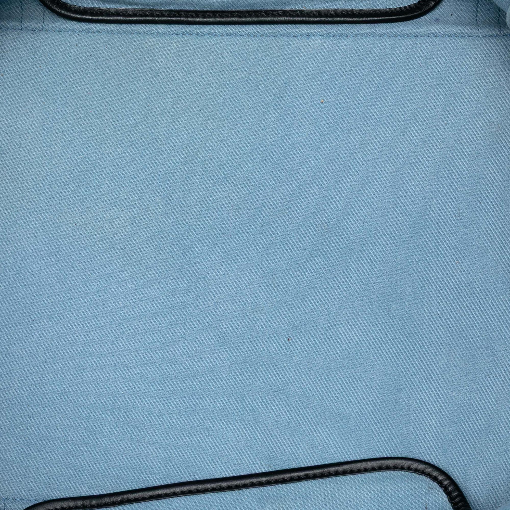 Celine Medium Denim Phantom Luggage Tote