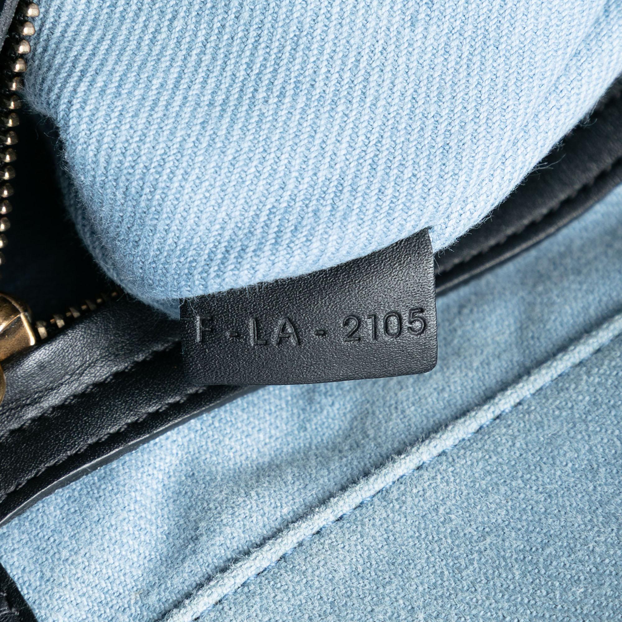 Celine Medium Denim Phantom Luggage Tote