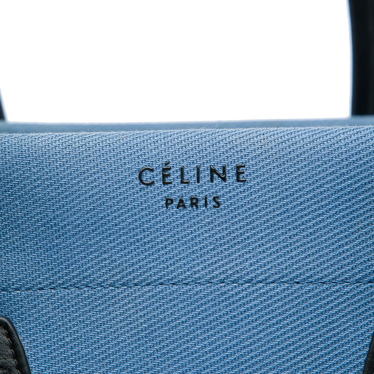Celine Medium Denim Phantom Luggage Tote