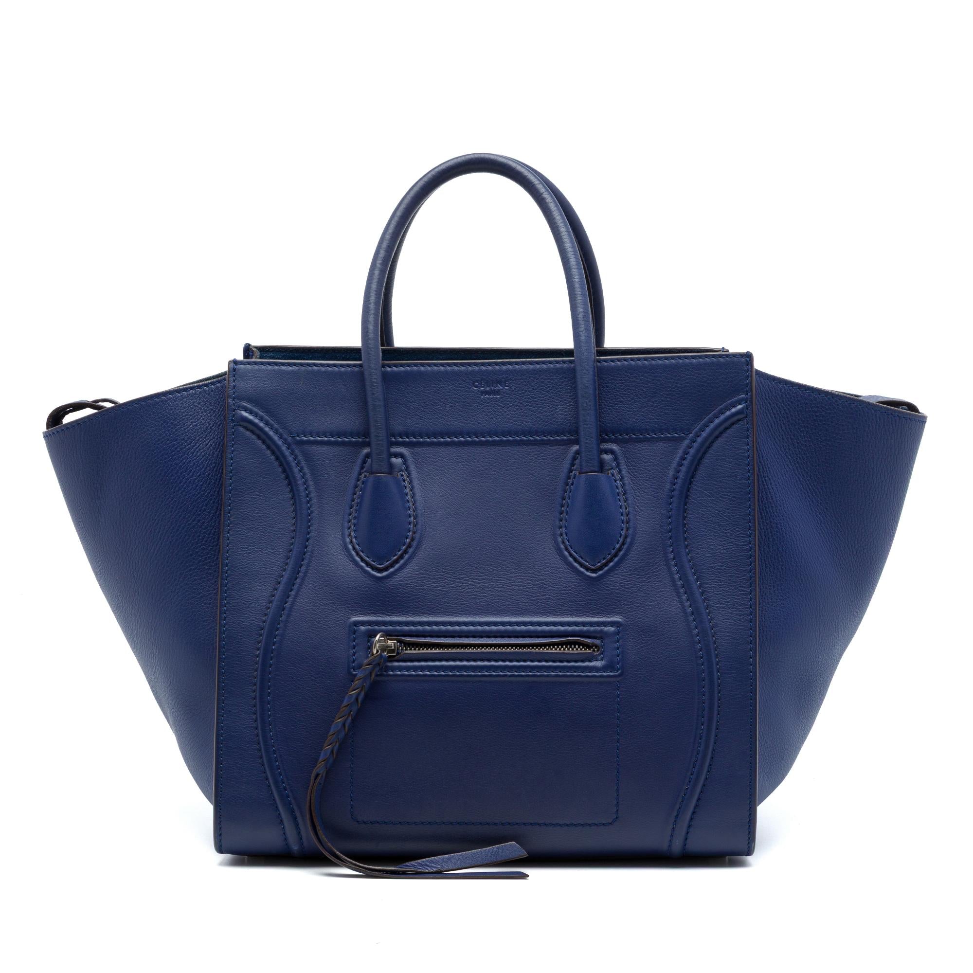 Celine Medium Grained Calfskin Phantom Luggage Tote