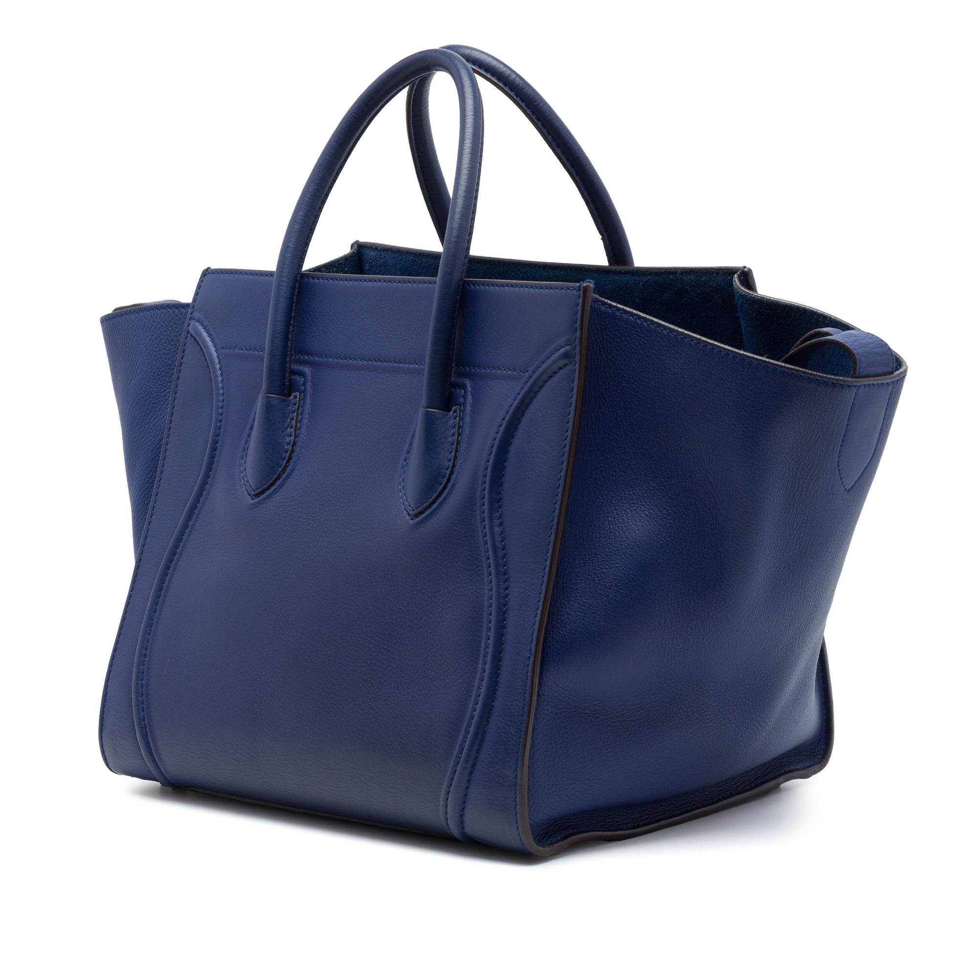 Celine Medium Grained Calfskin Phantom Luggage Tote