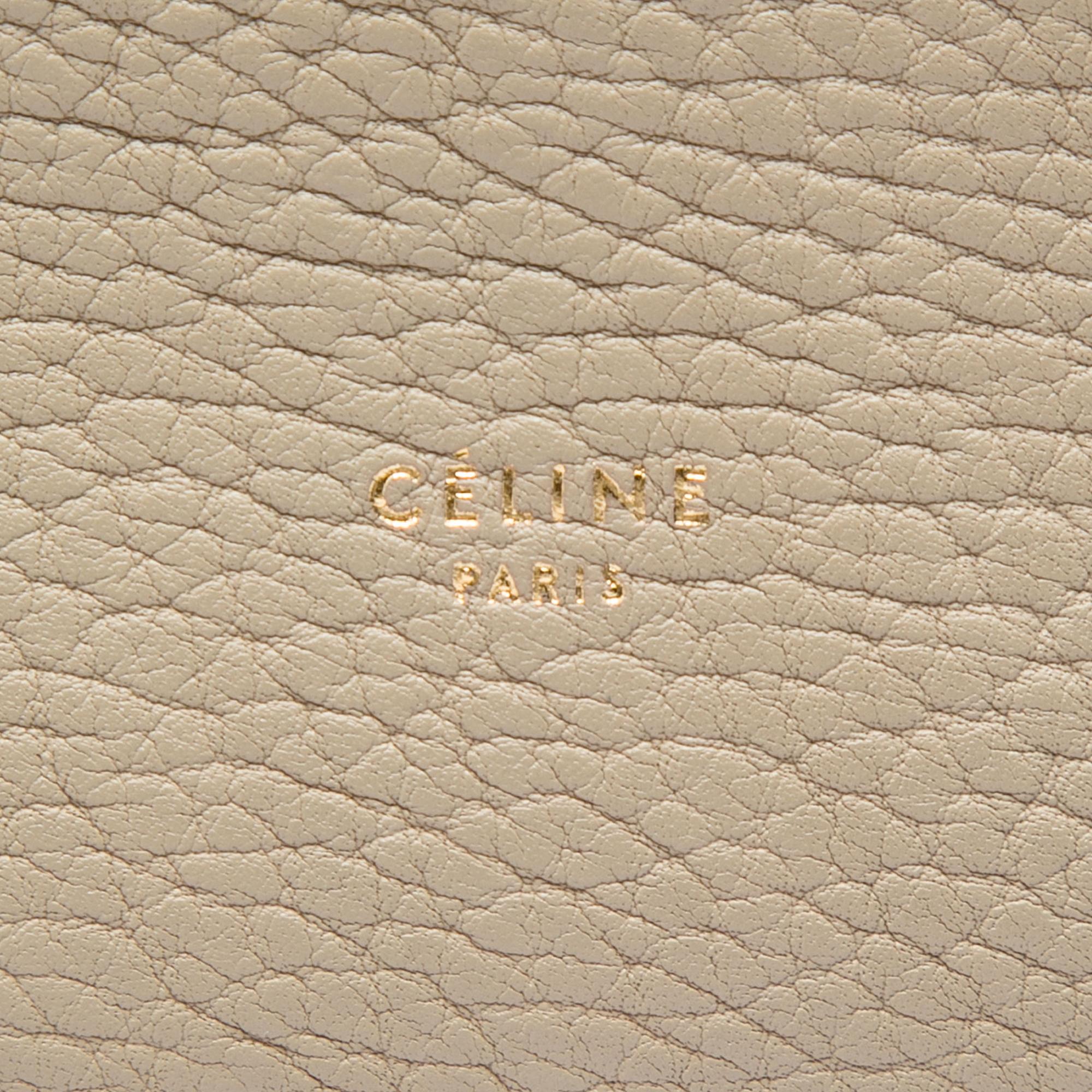 Celine Medium Grained Calfskin Tie Knot Tote