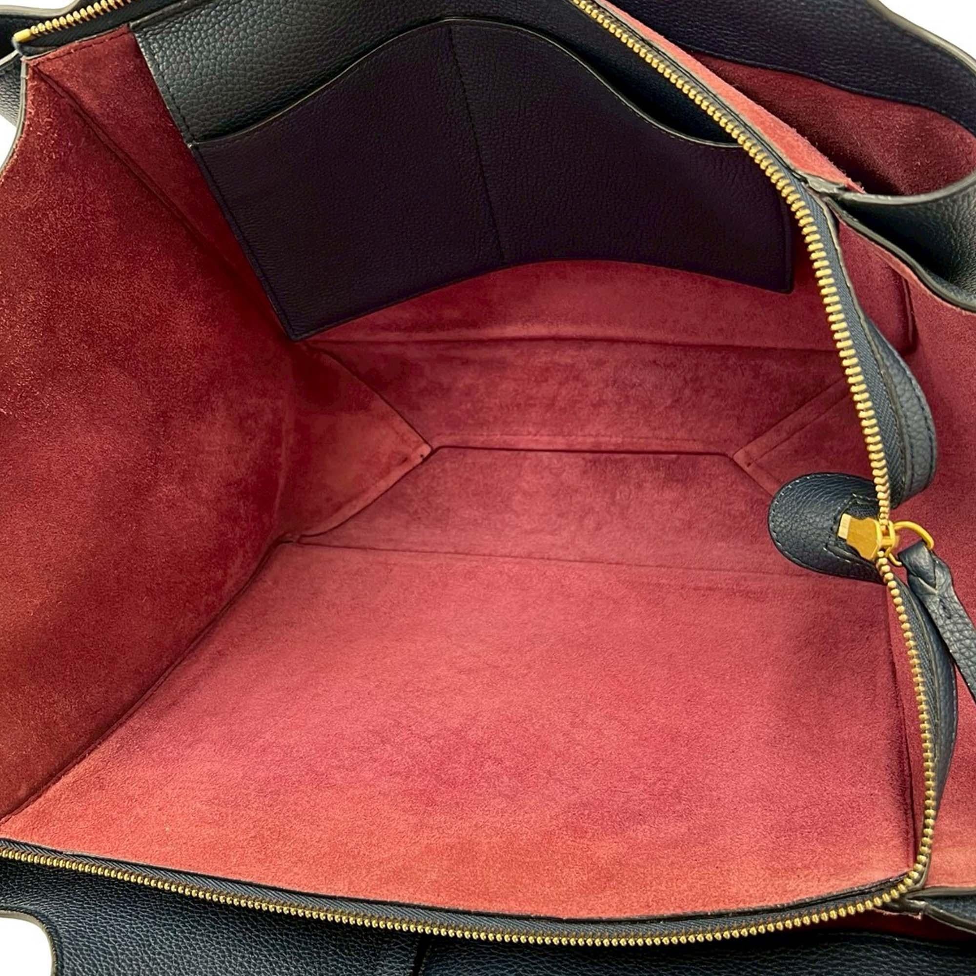 Celine Medium Grained Calfskin Trifold Tote