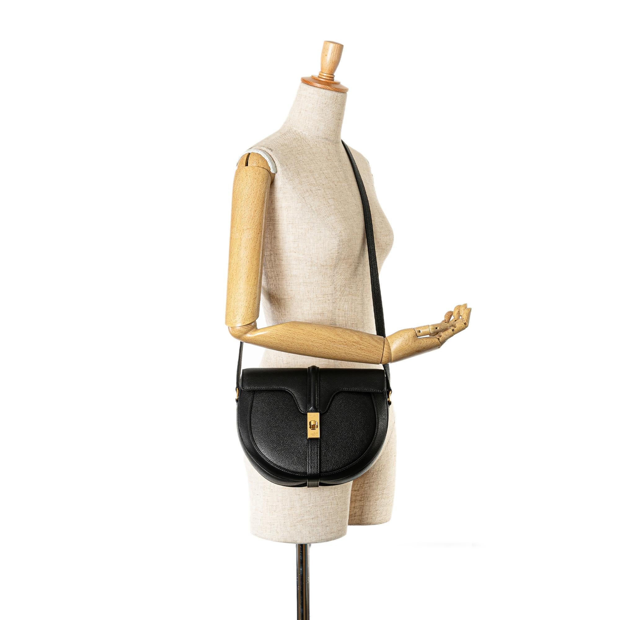 Celine Medium Leather Besace 16 Crossbody (SHG-TJFgph)