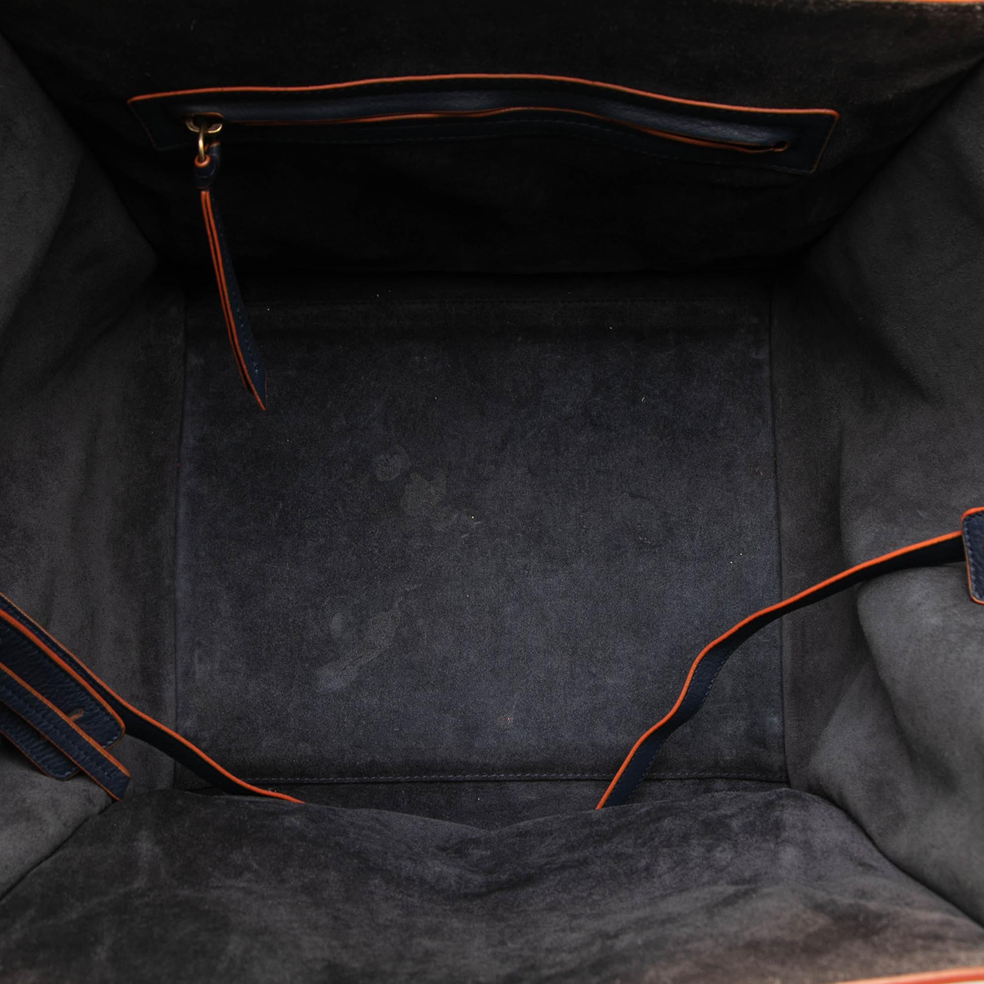 Celine Medium Leather Phantom Luggage Tote