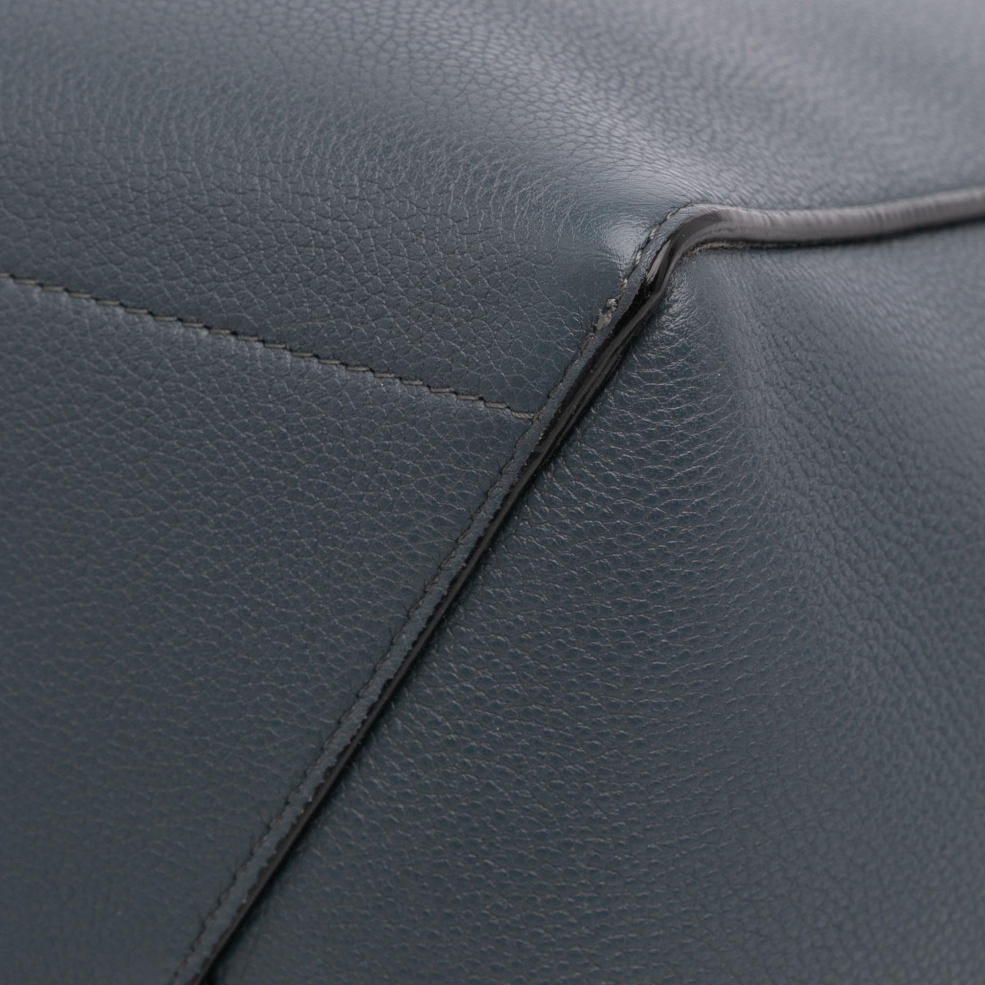 Celine Medium Leather Seau Sangle Bucket Bag