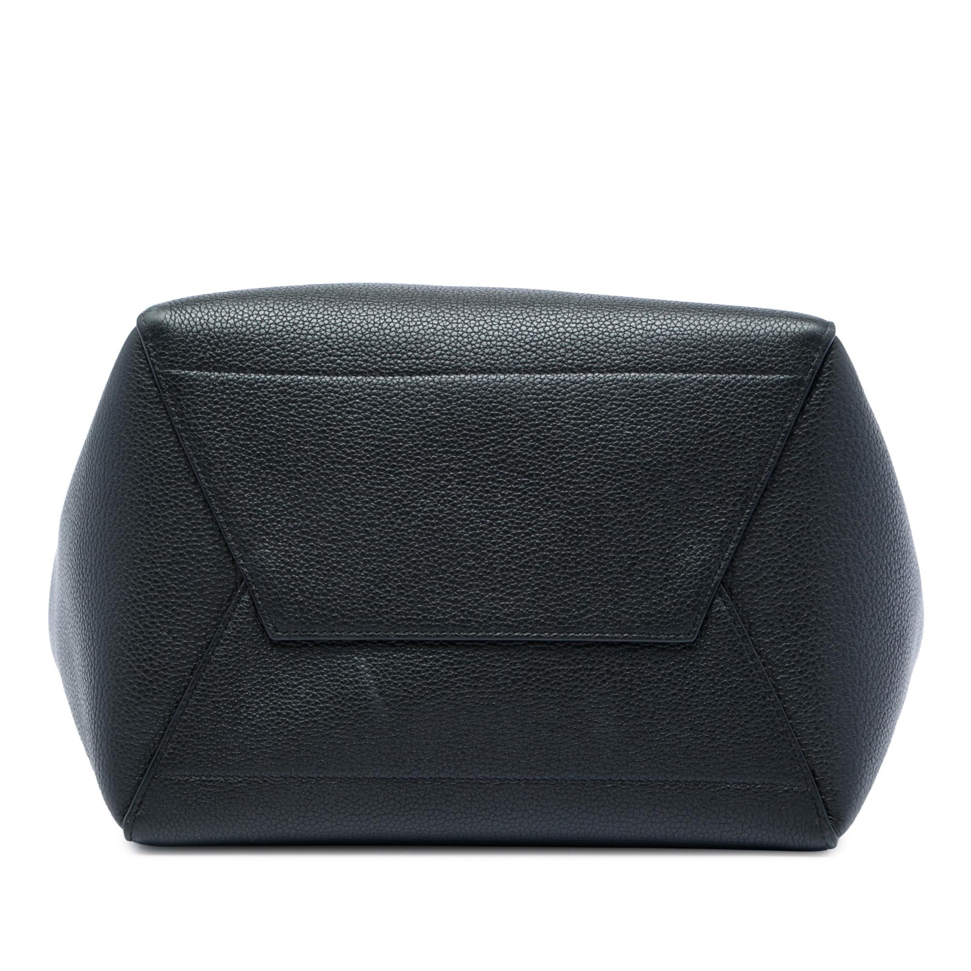 Celine Medium Leather Seau Sangle Bucket Bag