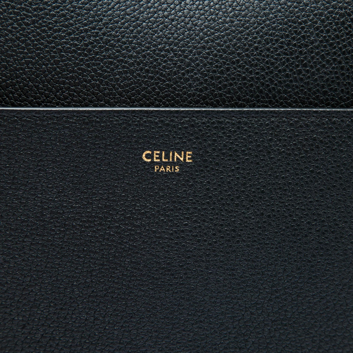Celine Medium Leather Seau Sangle Bucket Bag