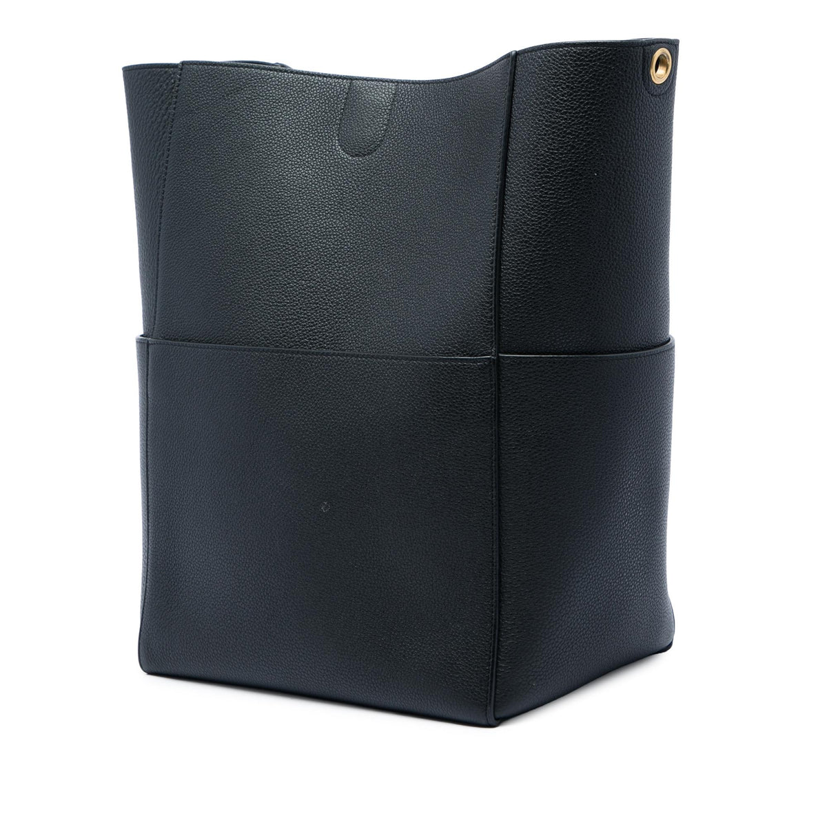 Celine Medium Leather Seau Sangle Bucket Bag