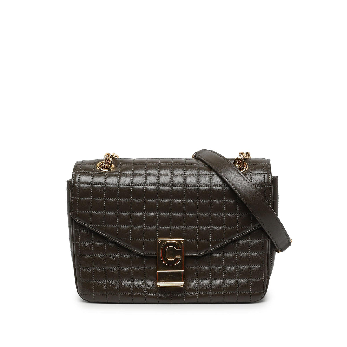 Celine Medium Quilted Calfskin C Bag