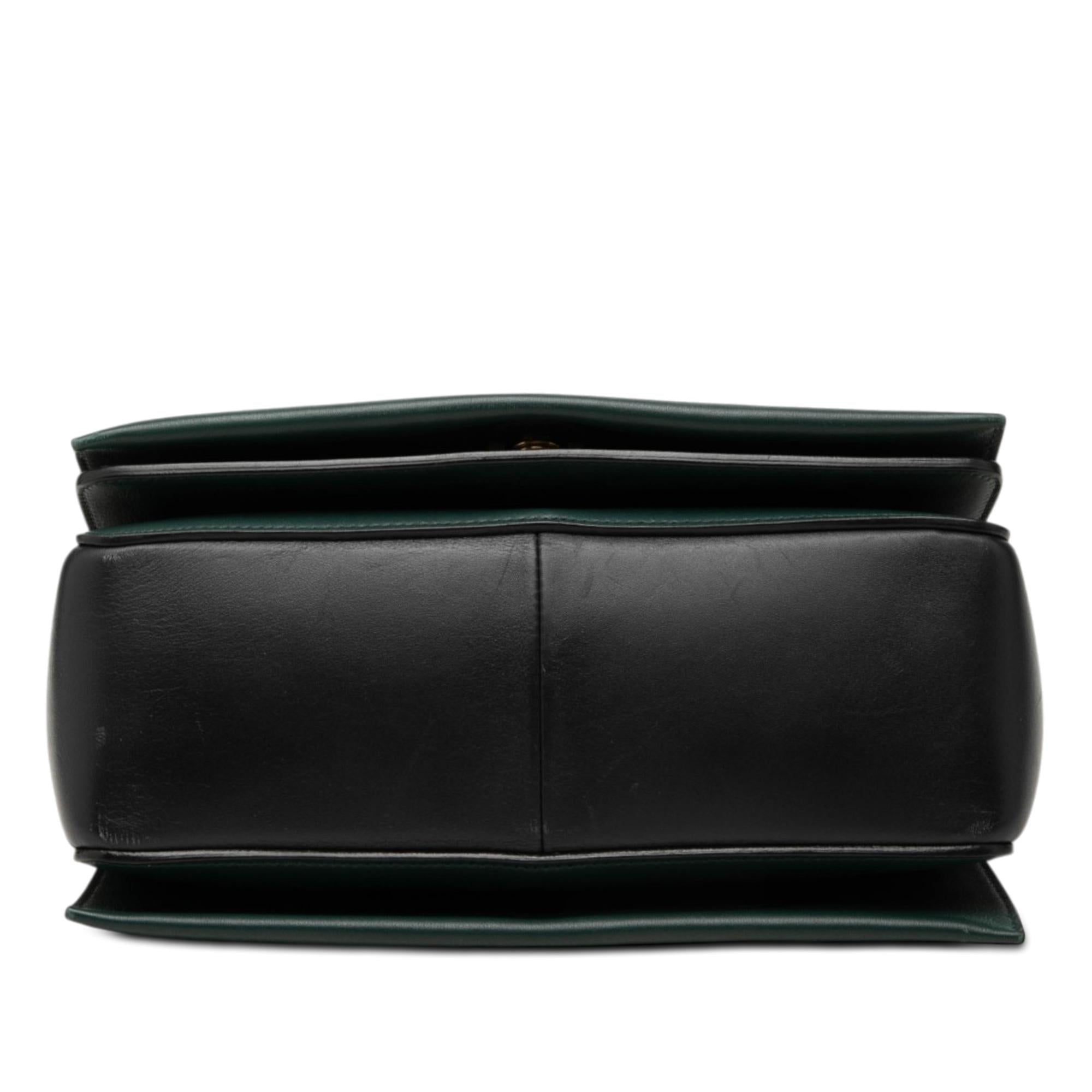 Celine Medium Shiny Smooth Calfskin Frame Shoulder Bag