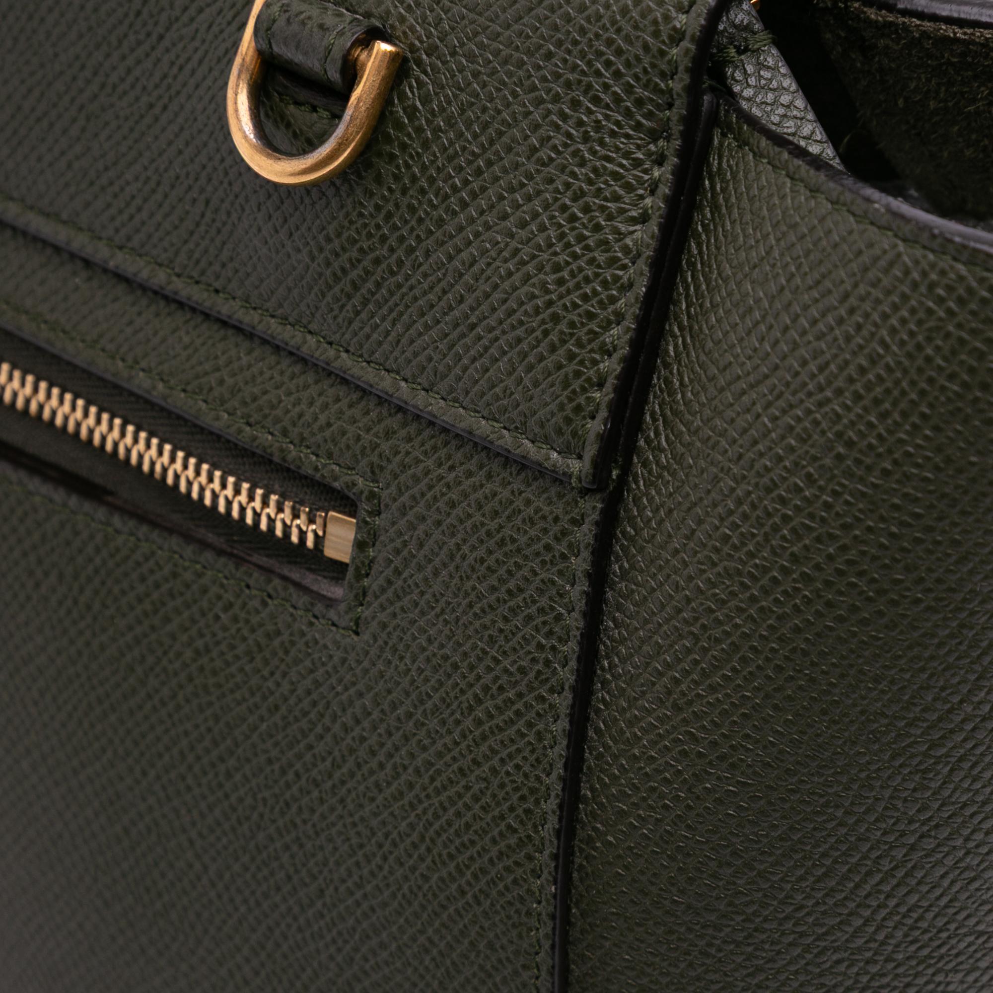Celine Micro Grained Calfskin Belt Bag