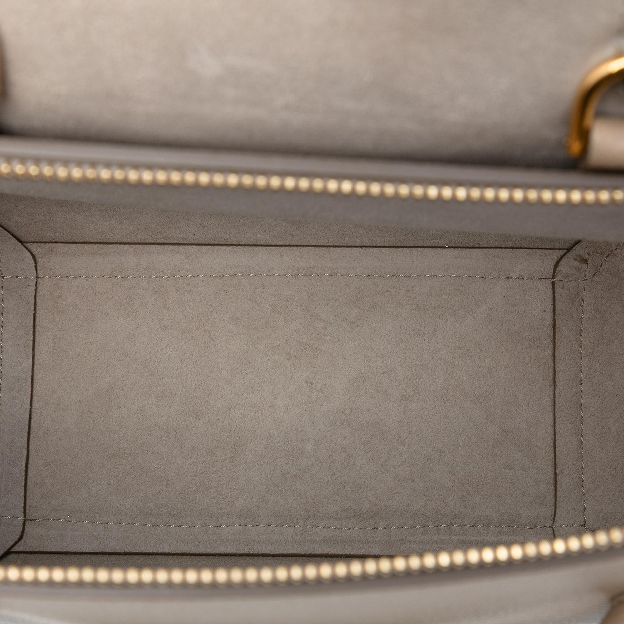 Celine Micro Grained Calfskin Belt Satchel