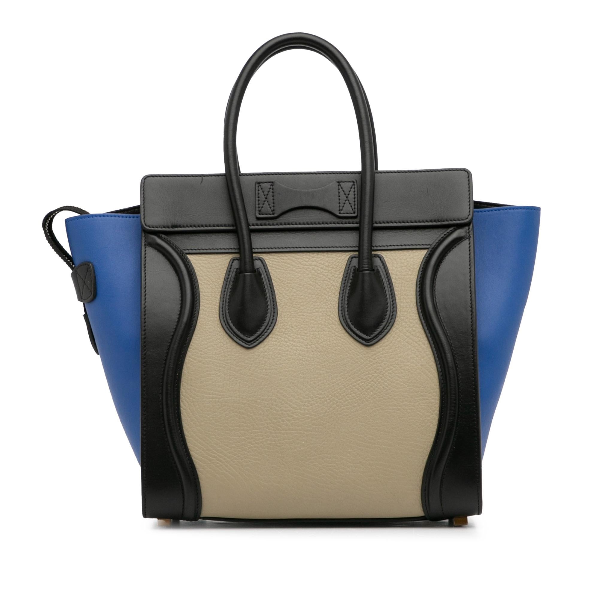 Celine Micro Luggage Tote Tricolor (SHG-HYYkb0)