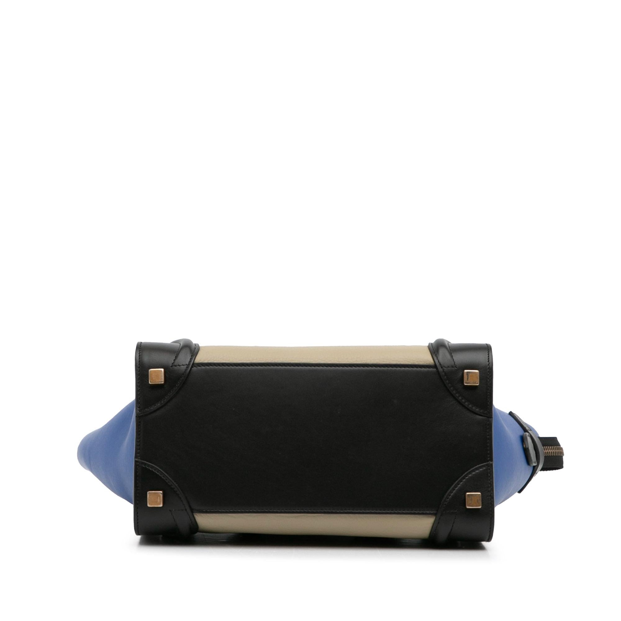 Celine Micro Luggage Tote Tricolor (SHG-HYYkb0)