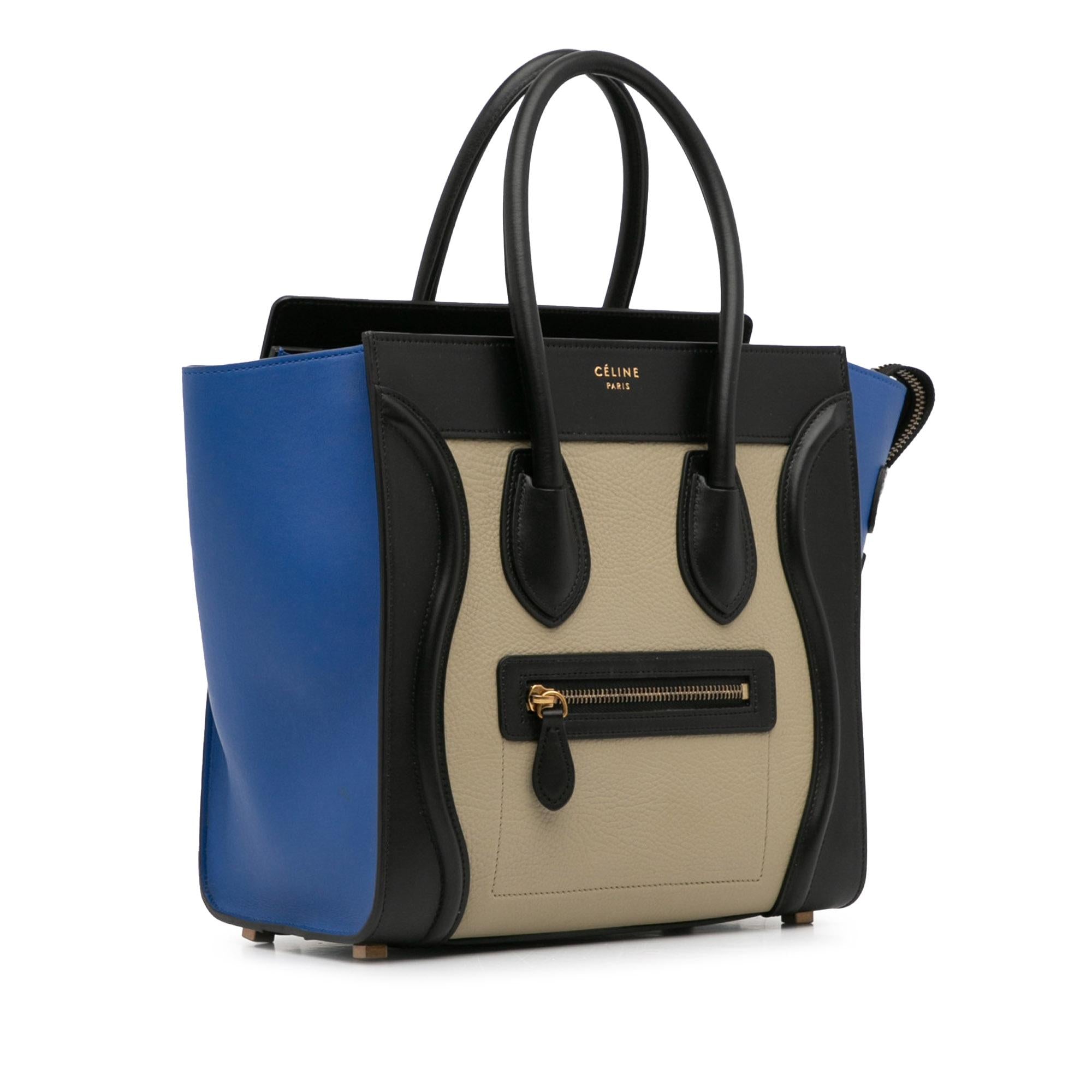 Celine Micro Luggage Tote Tricolor (SHG-HYYkb0)